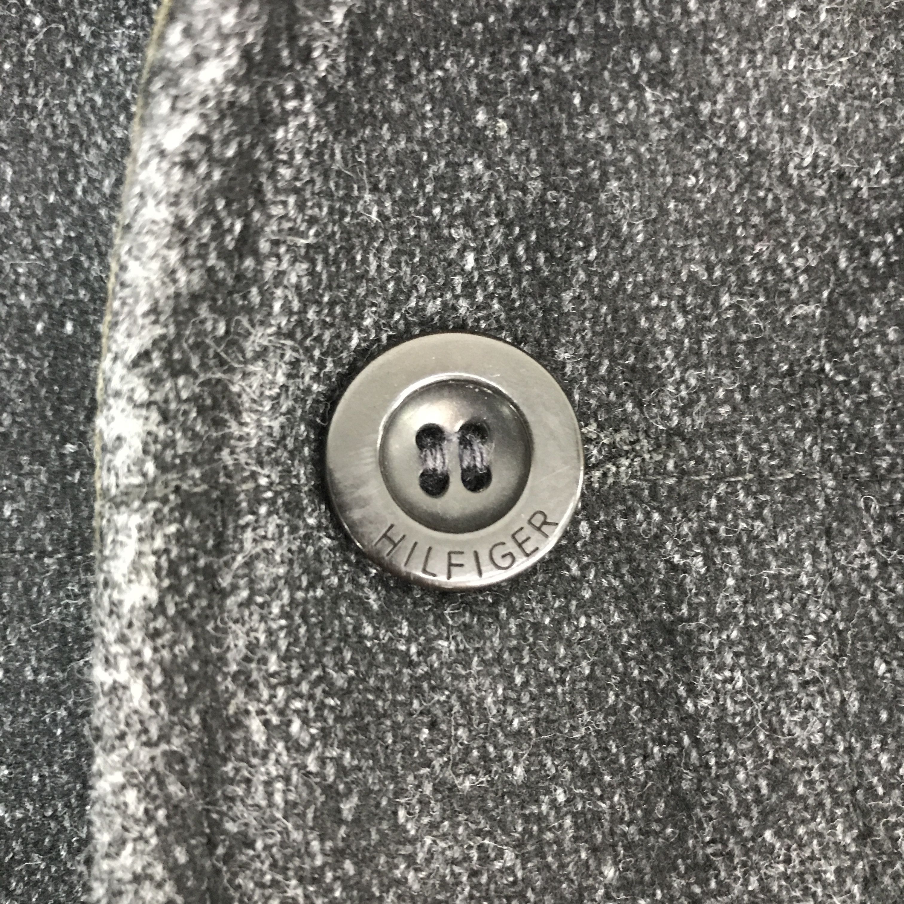 Tommy Hilfiger Vintage Hilfiger Wool Workers black button Jacket Size US M / EU 48-50 / 2 - 9 Thumbnail