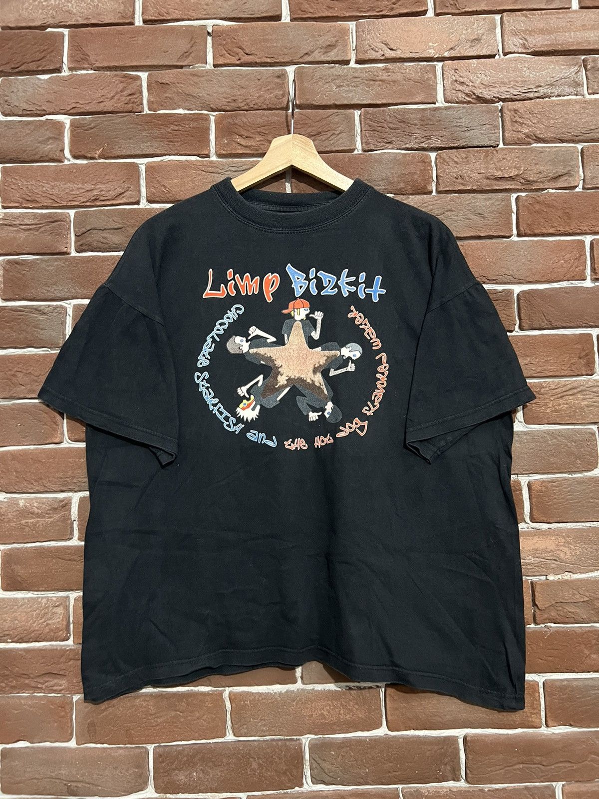 Band Tees Rare Grail 00s Limp Bizkit Star Vintage NuMetal Band Tees Size US L / EU 52-54 / 3 - 1 Thumbnail