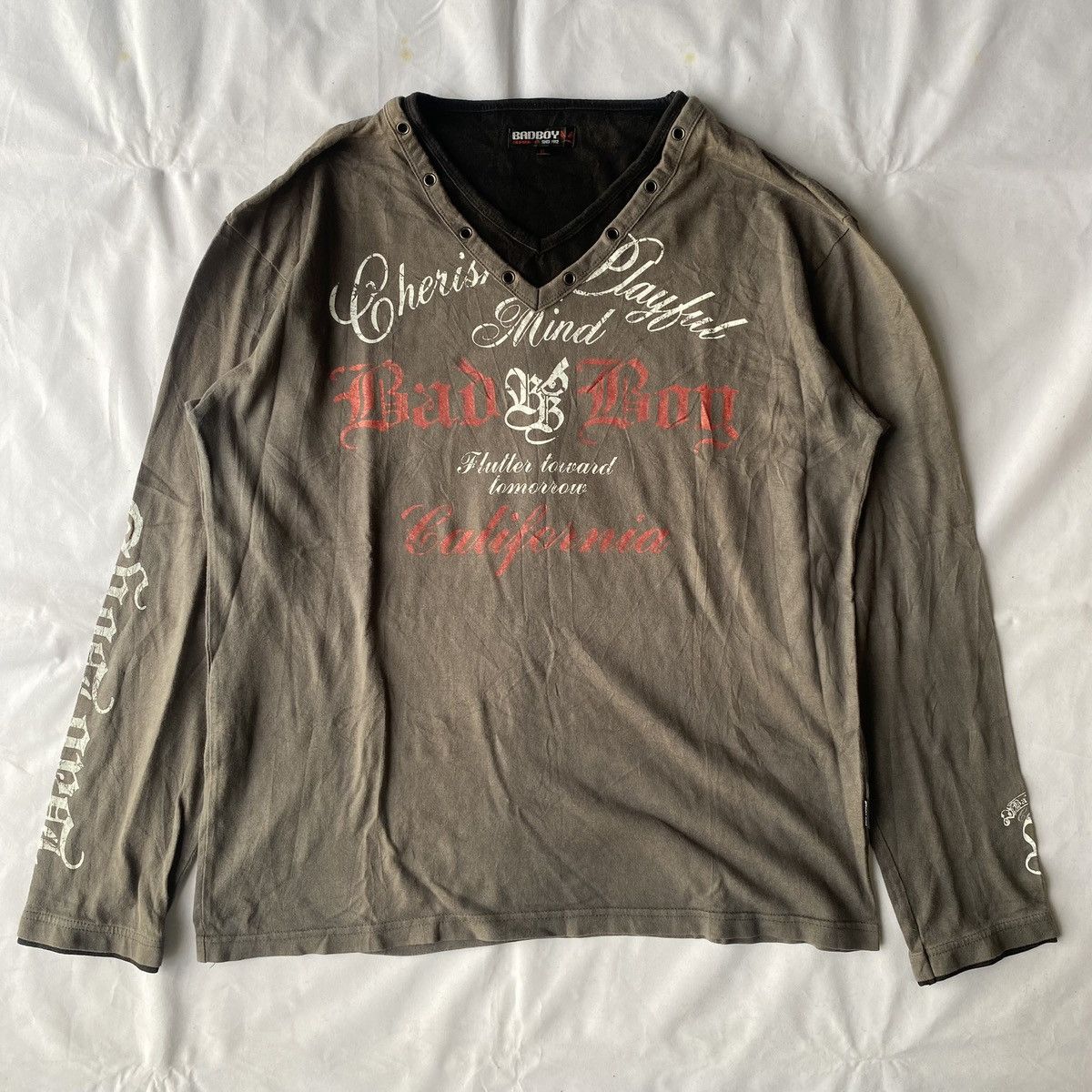Beauty Beast × If Six Was Nine × Japanese Brand Punk Rock Bad Boy Cherish Playful Mind Double Layer Size US XL / EU 56 / 4 - 2 Thumbnail