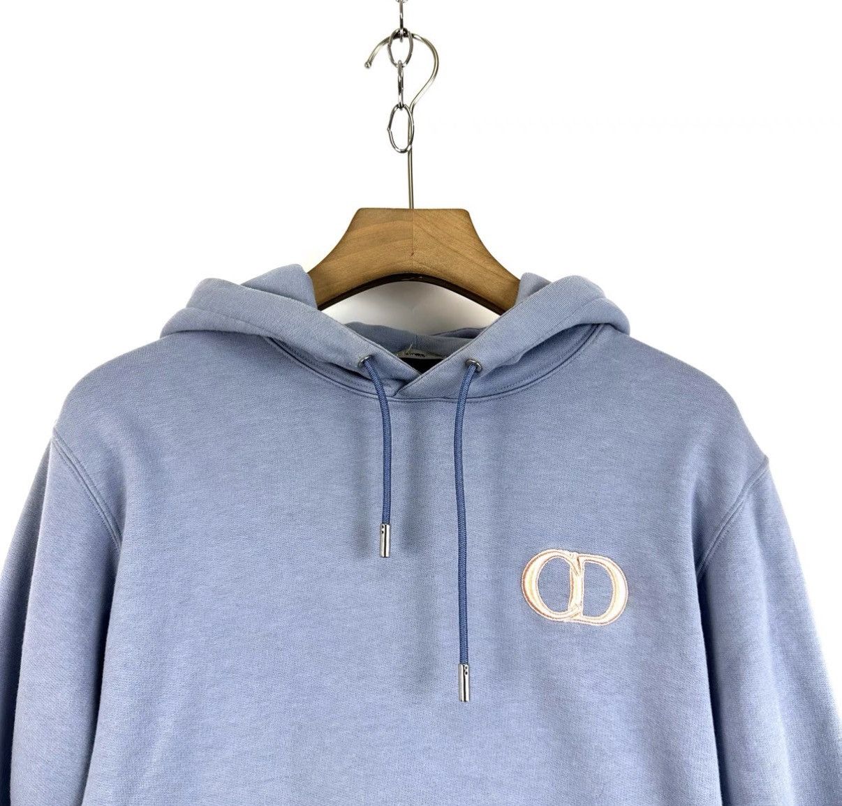 Dior Dior Blue Chest Embroidered CD Logo Hoodie K12 Size US M / EU 48-50 / 2 - 4 Thumbnail