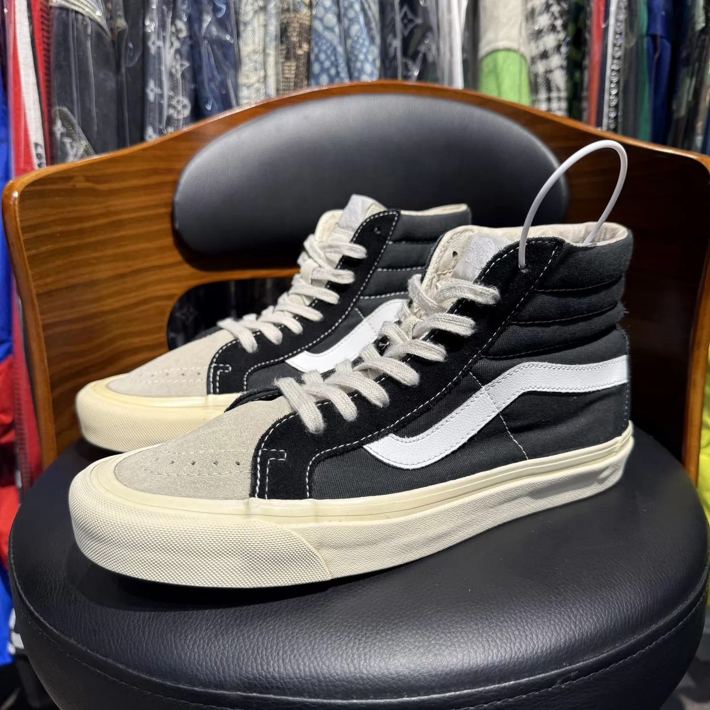Vans Vans SK8-X Fear of God 43 Black/White/Gray 9.5/10 Size US 9.5 / EU 42-43 - 1 Thumbnail