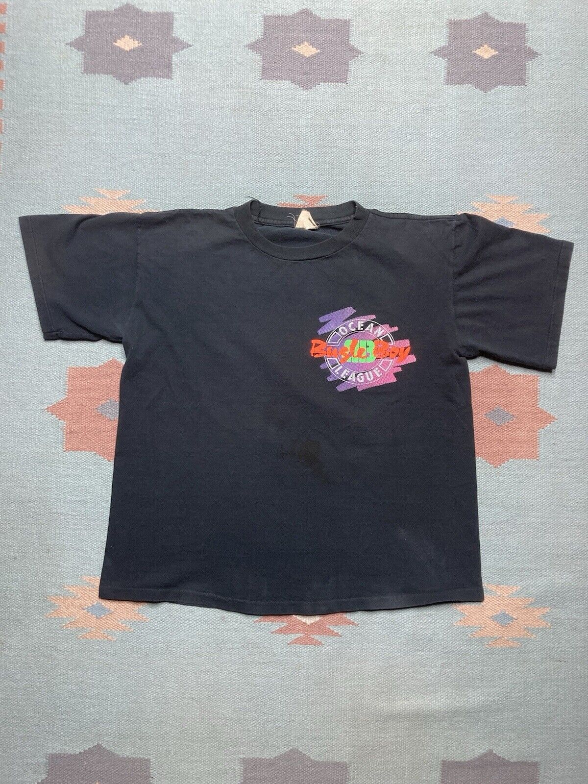 Bugle Boy × Vintage 80s graphic t shirt bugle boy ocean league surf skate medium Size US M / EU 48-50 / 2 - 4 Thumbnail