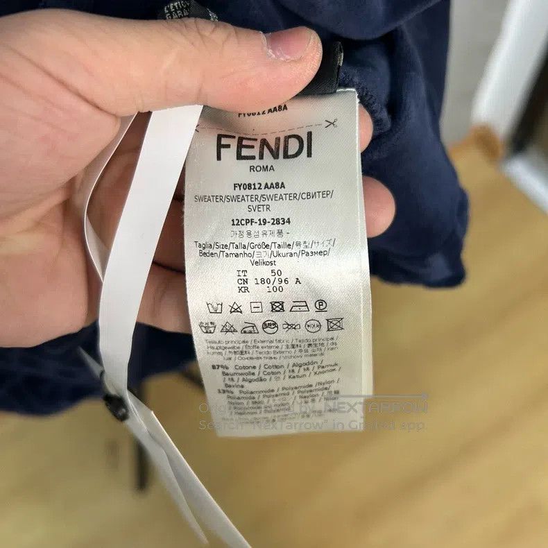 Fendi Fendi Double F Monogrammed Fleece Floral Sweatshirt Size US M / EU 48-50 / 2 - 4 Thumbnail