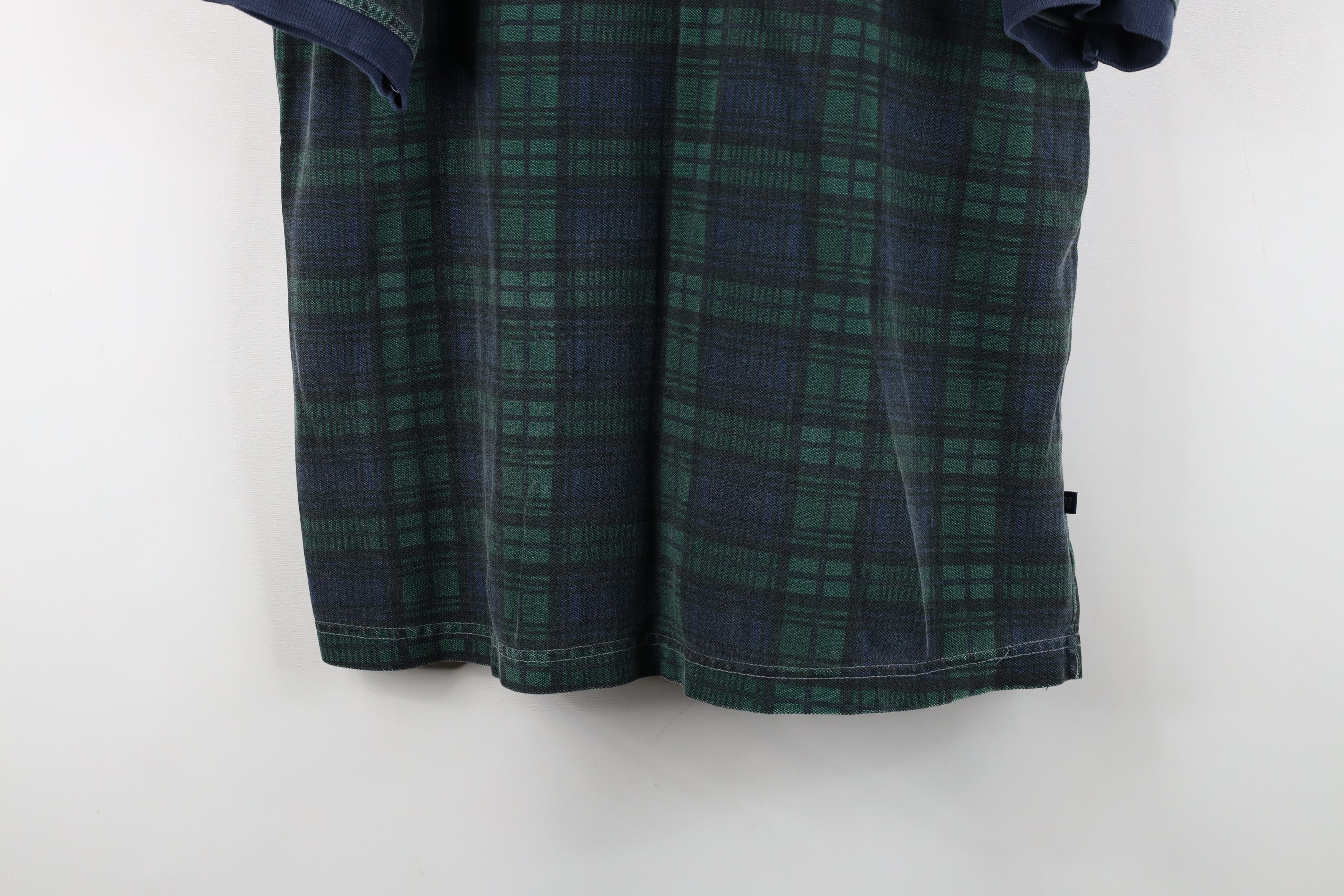 Vintage Vintage 90s Streetwear Fit Collared Golf Polo Shirt Plaid Size US M / EU 48-50 / 2 - 3 Thumbnail