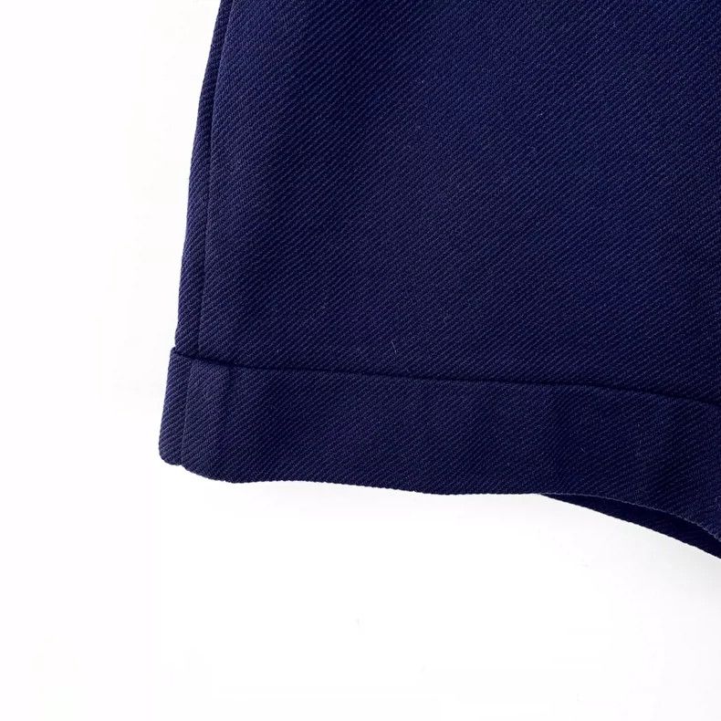 Louis Vuitton Louis Vuitton Dark Blue Side Button Casual Shorts Size 39" - 4 Thumbnail