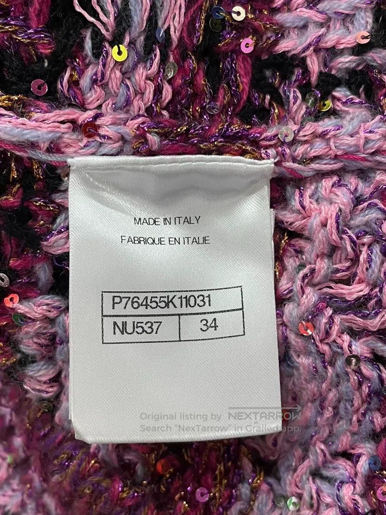 Chanel Chanel 24C colourful sequin knitted cardigan coat Size XXS / US 00 / IT 34 - 5 Thumbnail