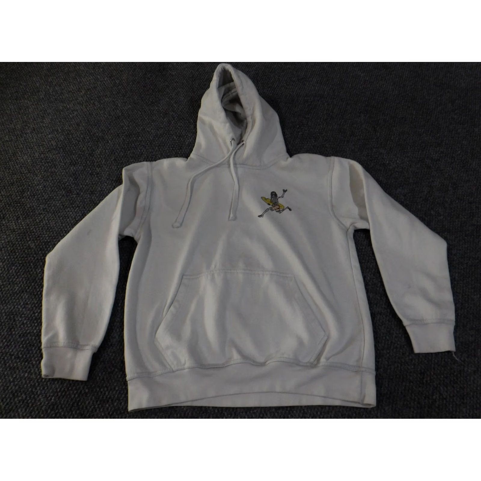 MOTHER Call Your Mother Hoodie Mens L White Graphic Print Hooded Pullover Long Sleeve Crew Neck Mens Sweatshirt Size US L / EU 52-54 / 3 - 3 Thumbnail