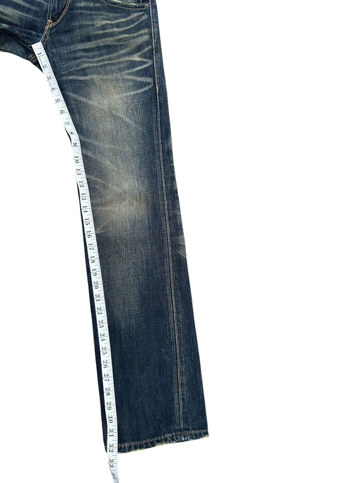 Kapital VINTAGE LEVIS HIPPIES STYLE RUSTY DISTRESSED DENIM JEANS Size US 30 / EU 46 - 20 Thumbnail