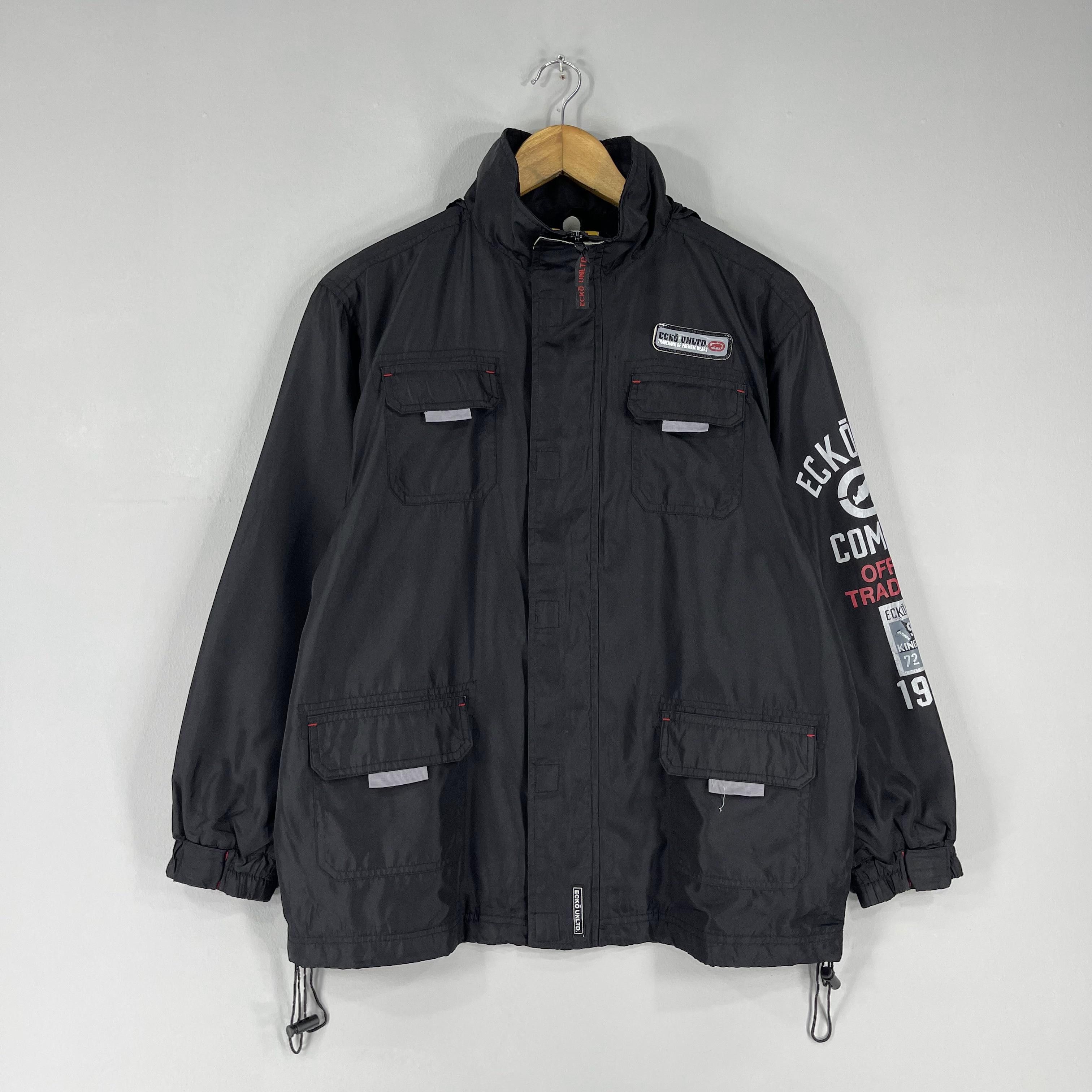Ecko Unltd. Vintage 90's ECKO FUNCTION Four Pocket Utility Light Jacket Size US M / EU 48-50 / 2 - 5 Thumbnail
