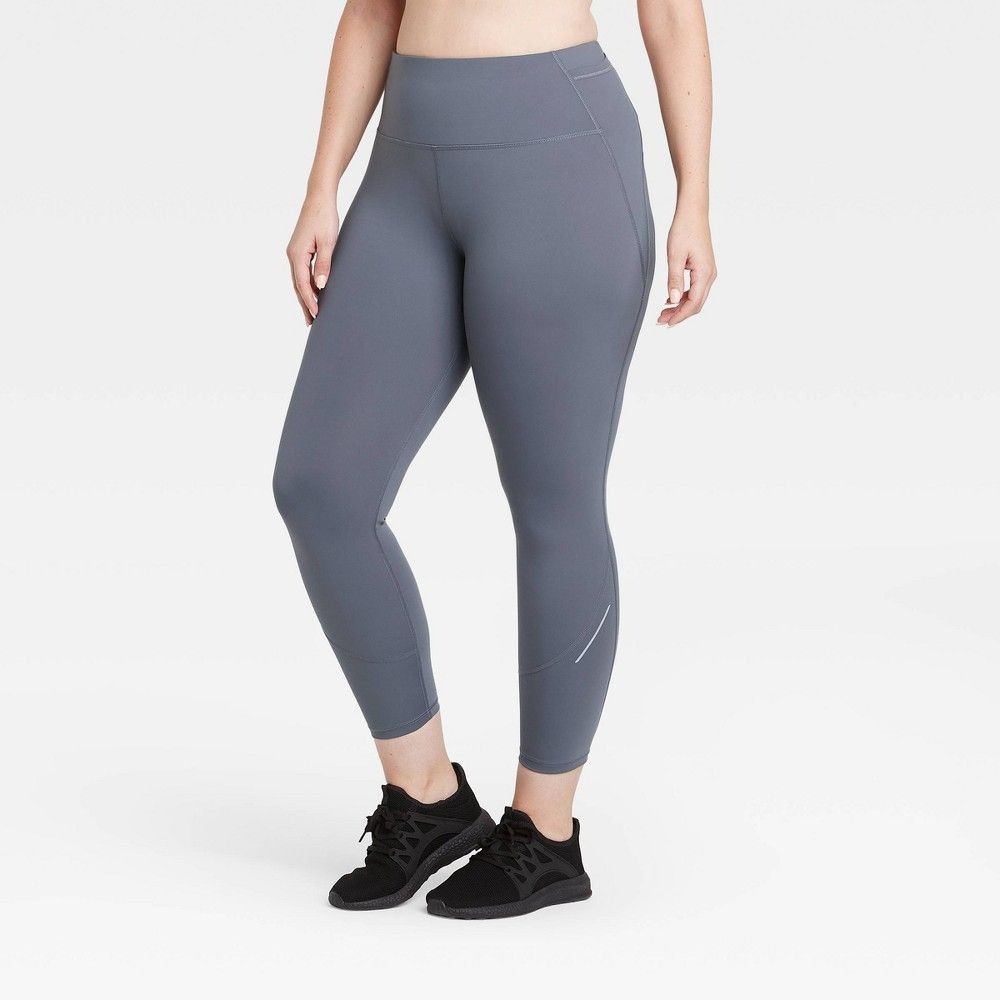 Other High-Waisted Gray Leggings All In Motion Size Small - Women Size ONE SIZE - 2 Thumbnail
