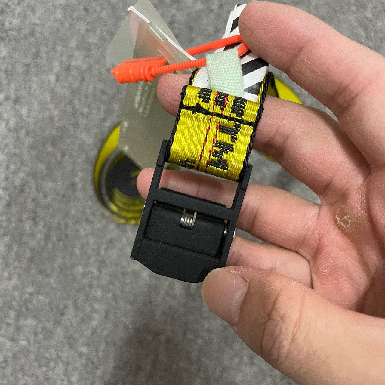 image of Off White Off-White Belt Yellow, Men's