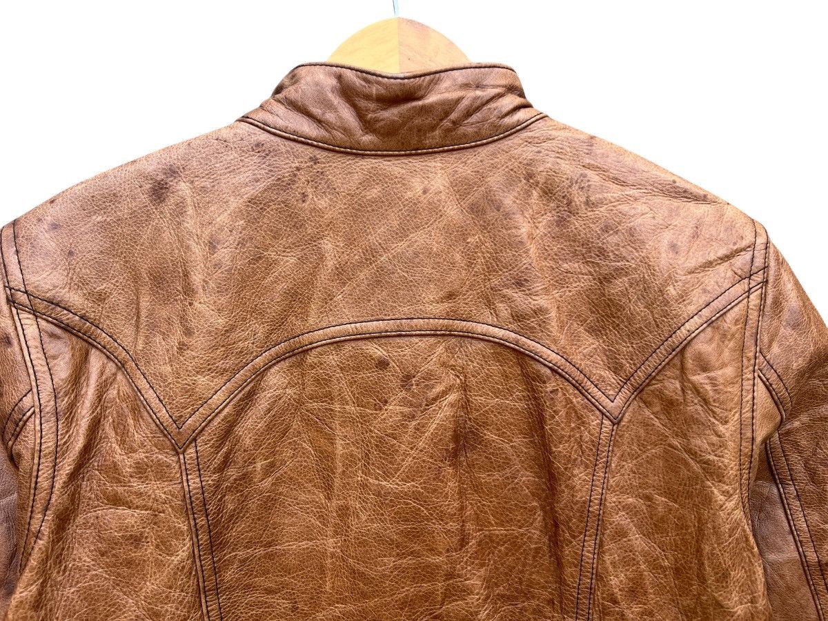 Gap Gap Brown Leather Jacket Size US S / EU 44-46 / 1 - 5 Thumbnail