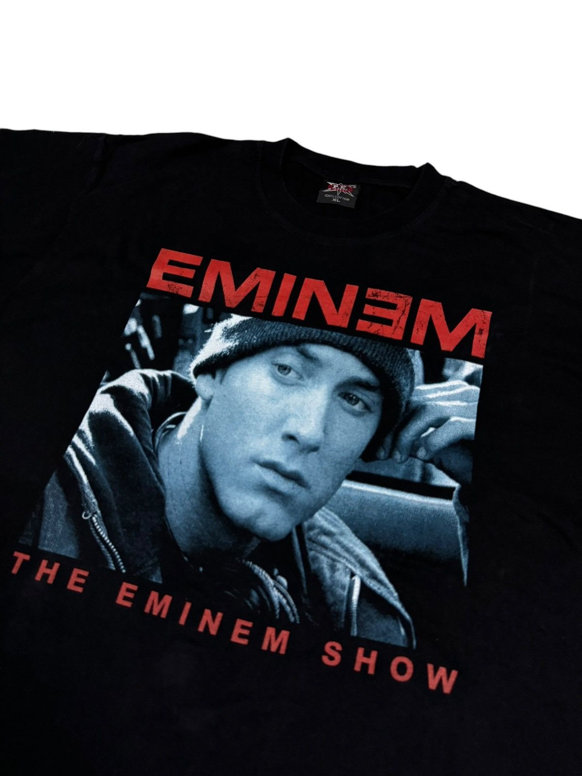 Band Tees × Eminem × Rap Tees EMINEM Rapper Big Logo Promo Shirt Size US XL / EU 56 / 4 - 2 Thumbnail