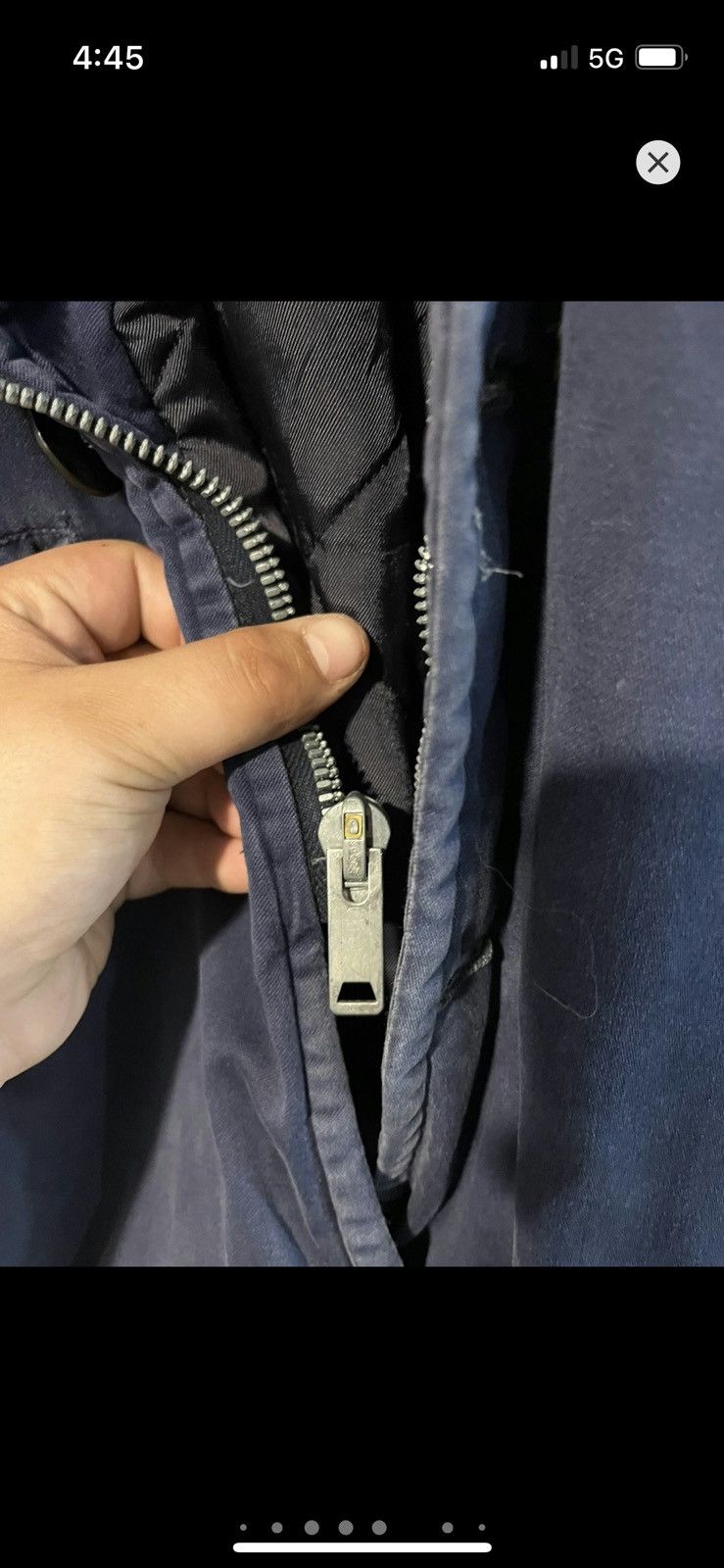 Carhartt Canvas Blue Police Dept Parka Size US XL / EU 56 / 4 - 8 Thumbnail