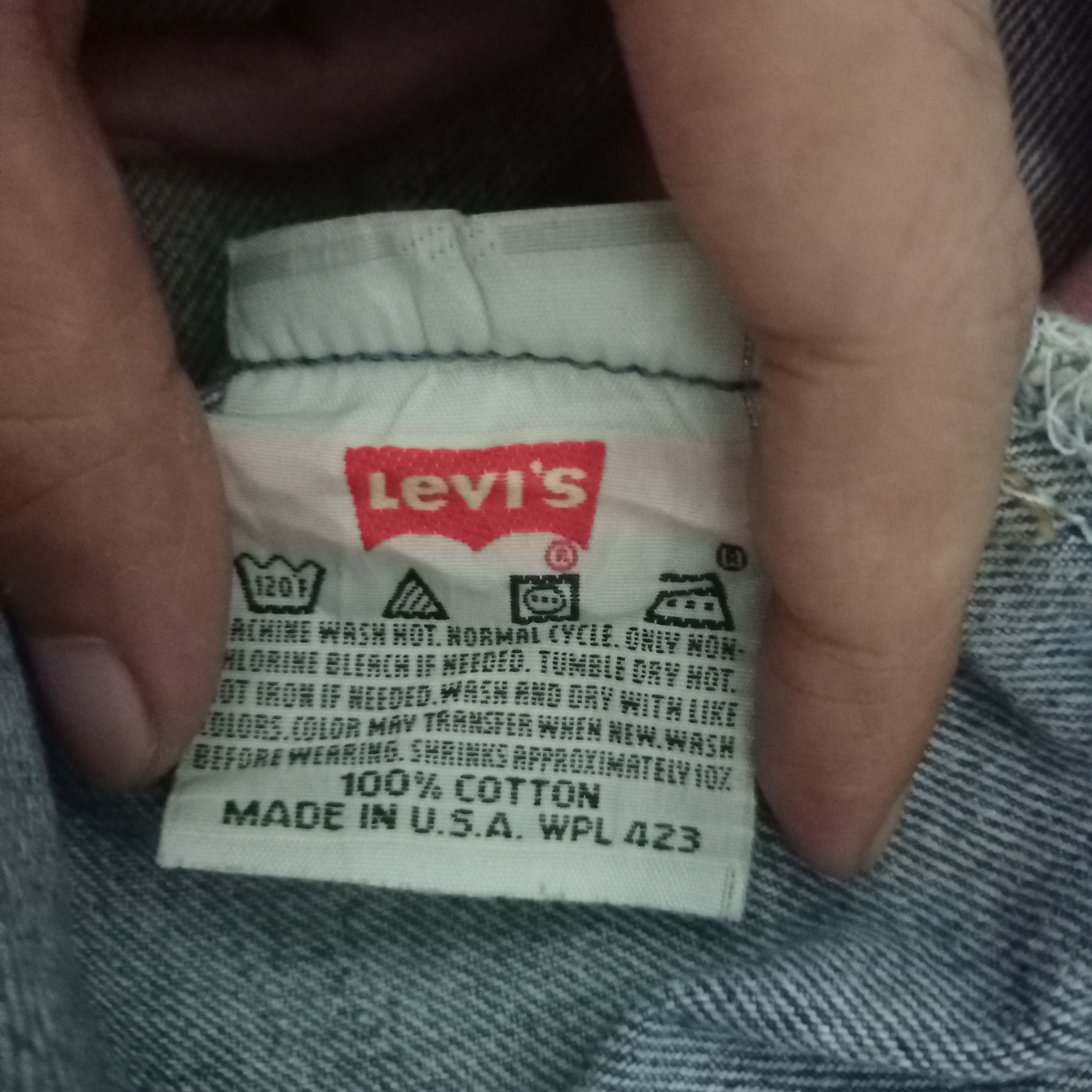 Levi's Vintage 90s Levis 501 Mud Wash Distressed Baggy Jeans 34x29 Size US 34 / EU 50 - 10 Thumbnail