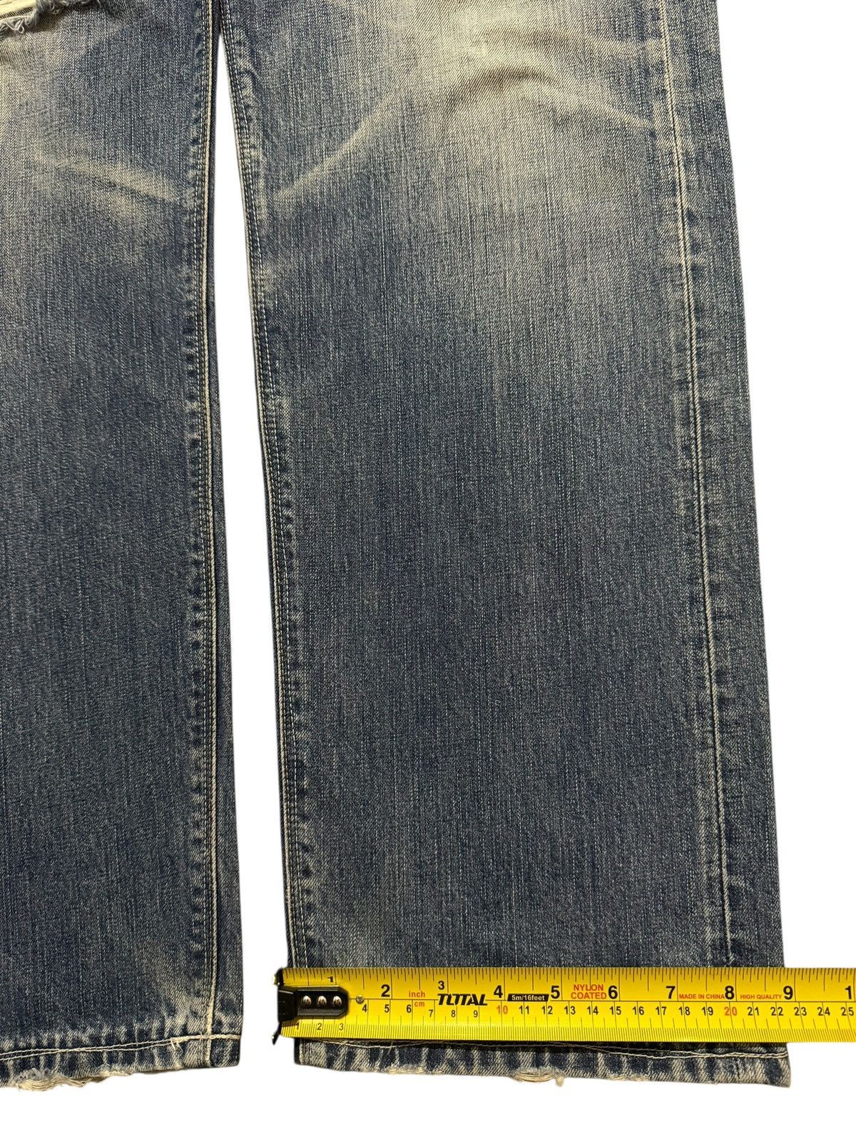 Levi's Vintage Y2K Levis 503 Faded Wash Distress Wide Leg Baggy Size US 32 / EU 48 - 12 Thumbnail