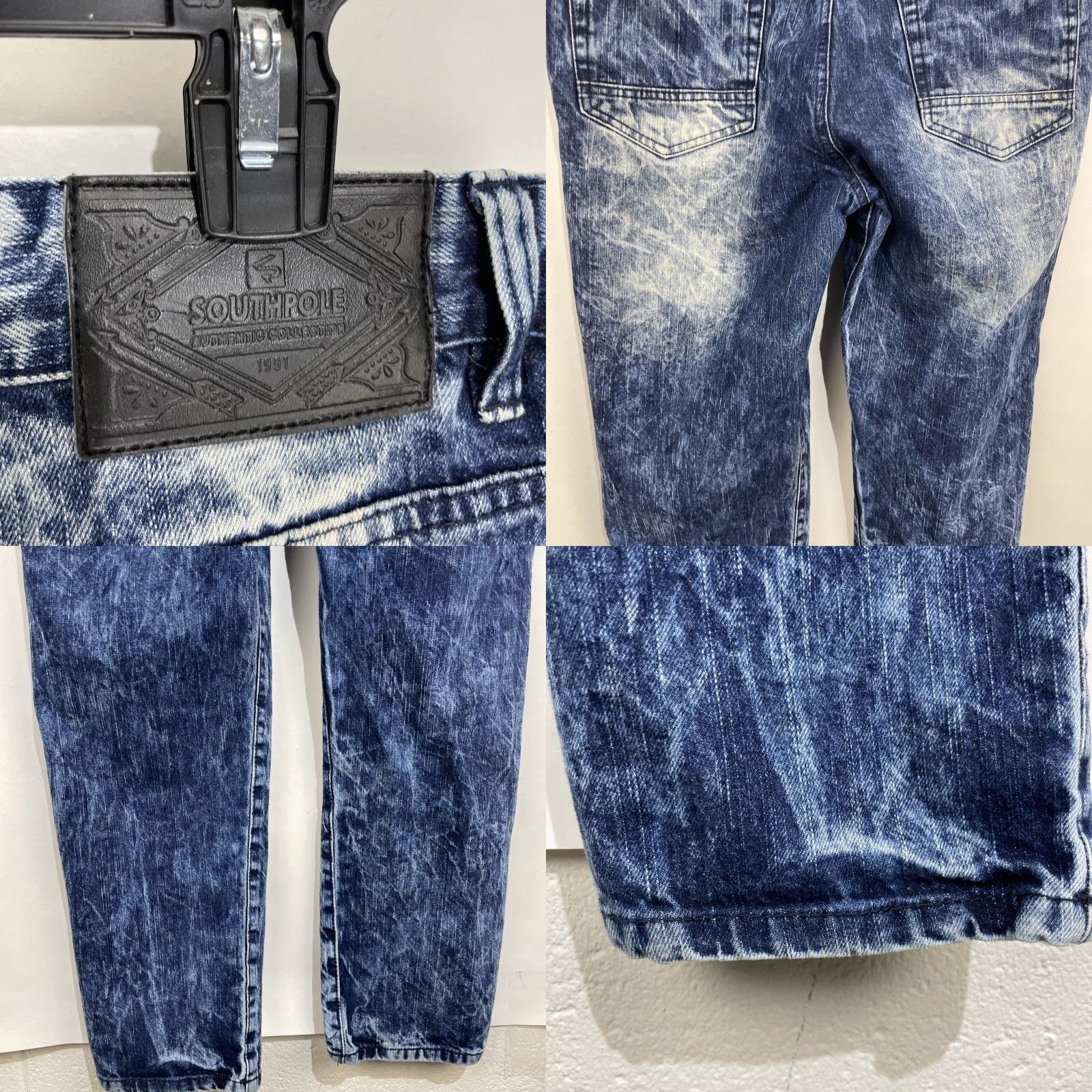 Southpole Southpole Jeans Hip Hop Blue 36x30 Distressed High Rise Regular 5-Pocket Denim Men’s Men Size US 36 / EU 52 - 9 Thumbnail