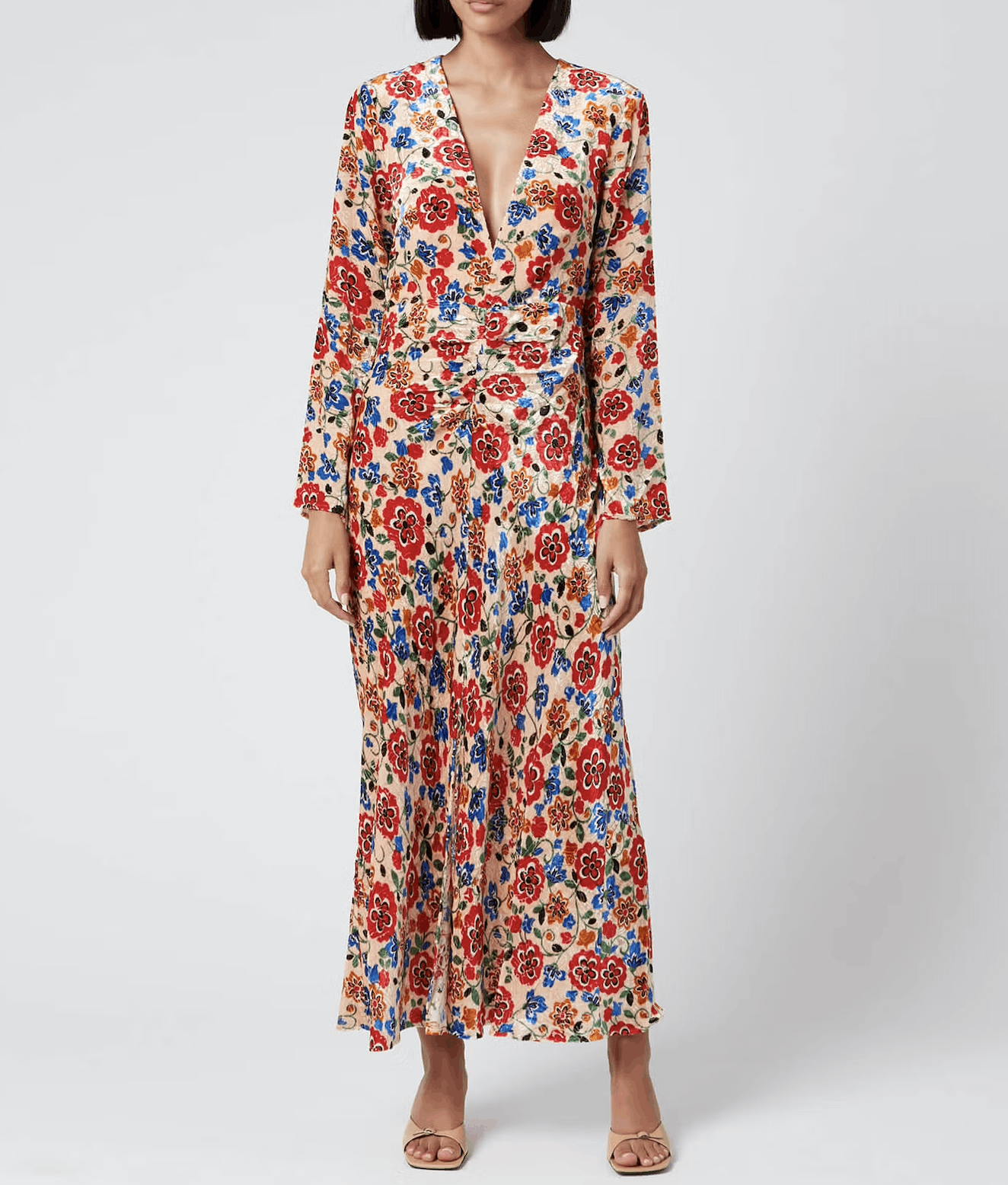 RIXO Rixo Rixo Mel Swirl Floral Maxi Dress Dress Size M / US 6-8 / IT 42-44 - 1 Thumbnail