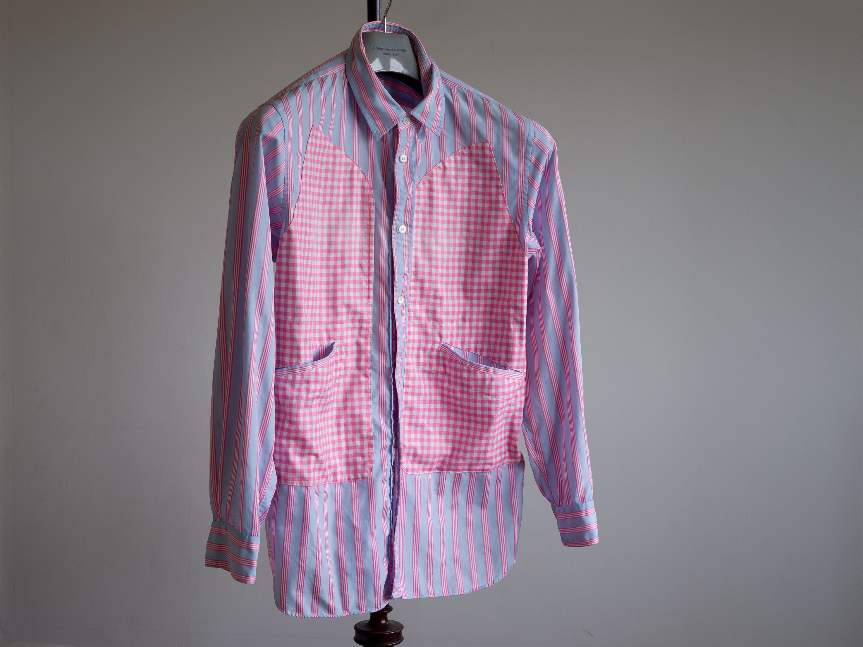 Comme des Garcons Homme Plus SS2005 COMME des GARÇONS HOMME PLUS PATCH POCKETS SHIRT Size US M / EU 48-50 / 2 - 3 Thumbnail