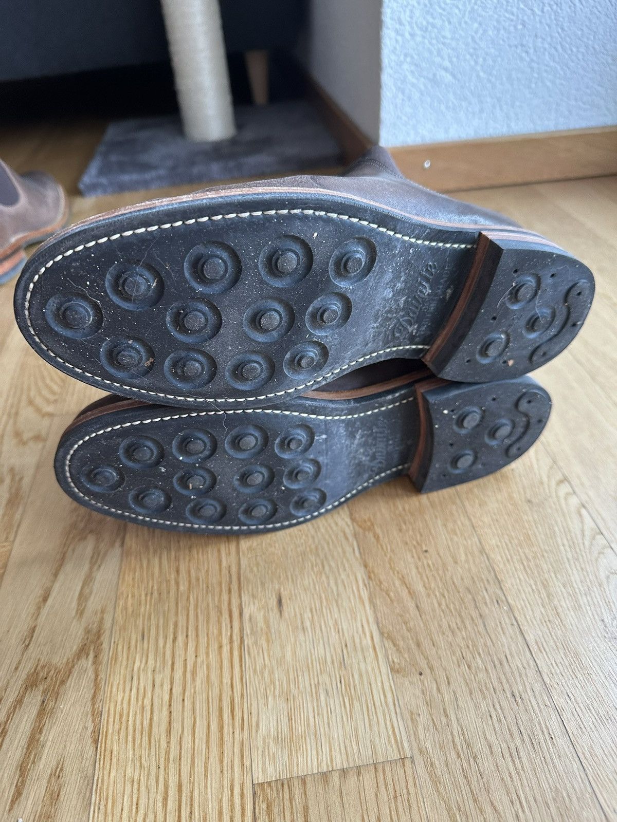 Viberg Dark Brown Washed Mariam Horsehide Size US 6.5 / EU 39-40 - 2 Thumbnail