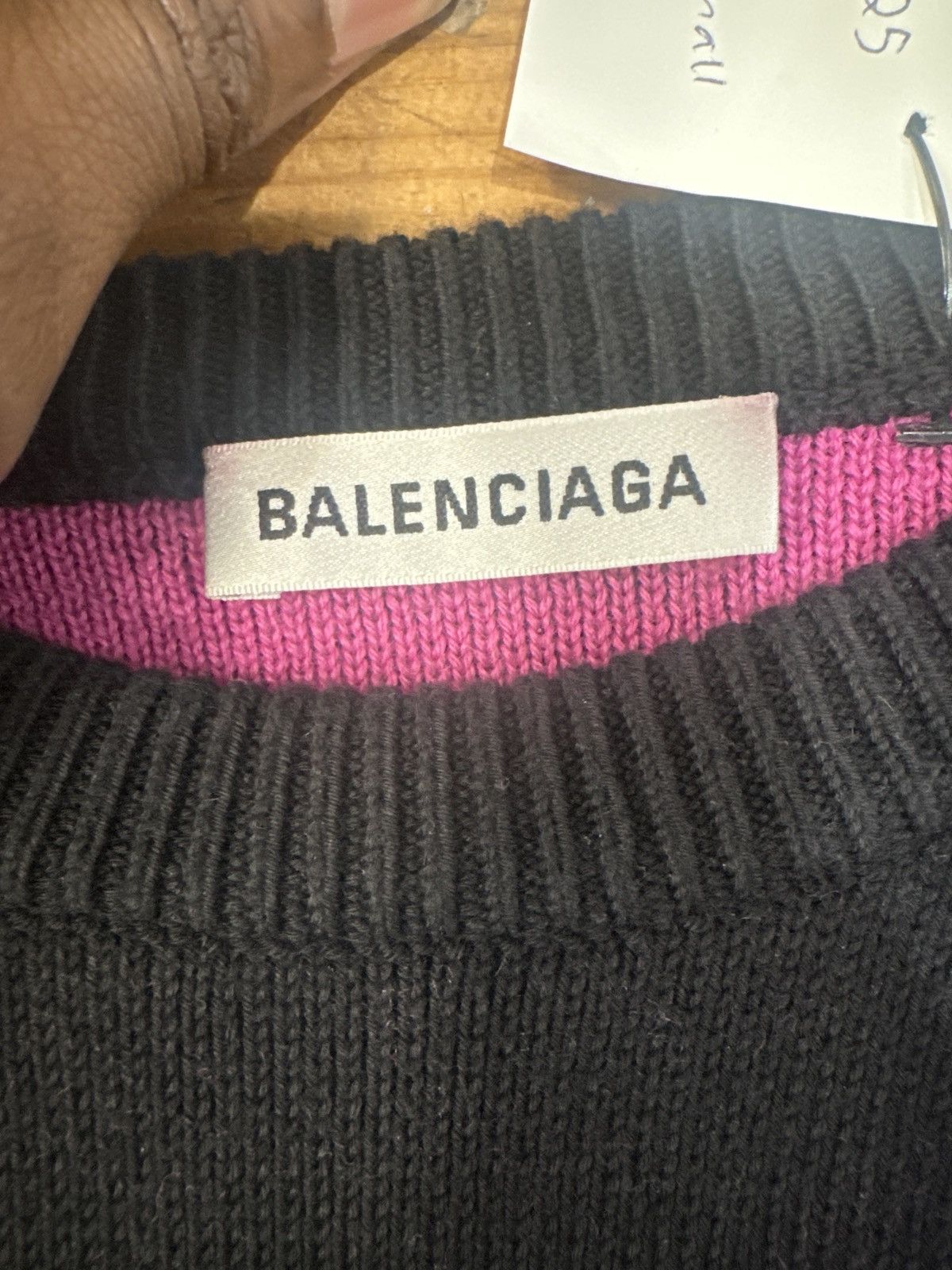 Balenciaga Balenciaga Allover Logo Sweater Size US S / EU 44-46 / 1 - 5 Thumbnail