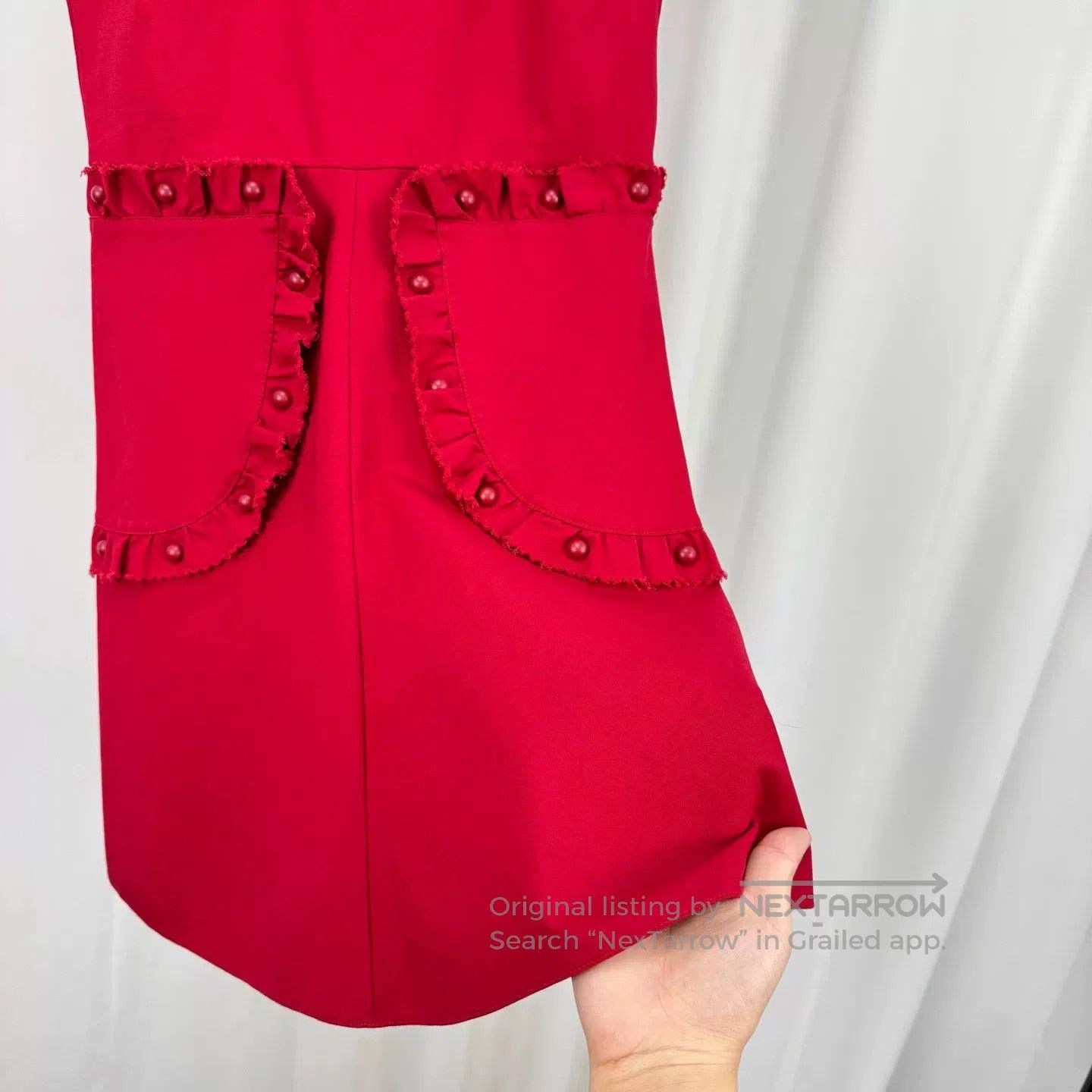 Valentino Valentino Beaded Ruffle Dress. Size S / US 4 / IT 40 - 4 Thumbnail