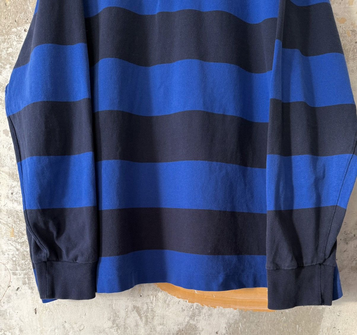 90S Vintage Polo Ralph Lauren Classic Striped Rugby T-Shirt