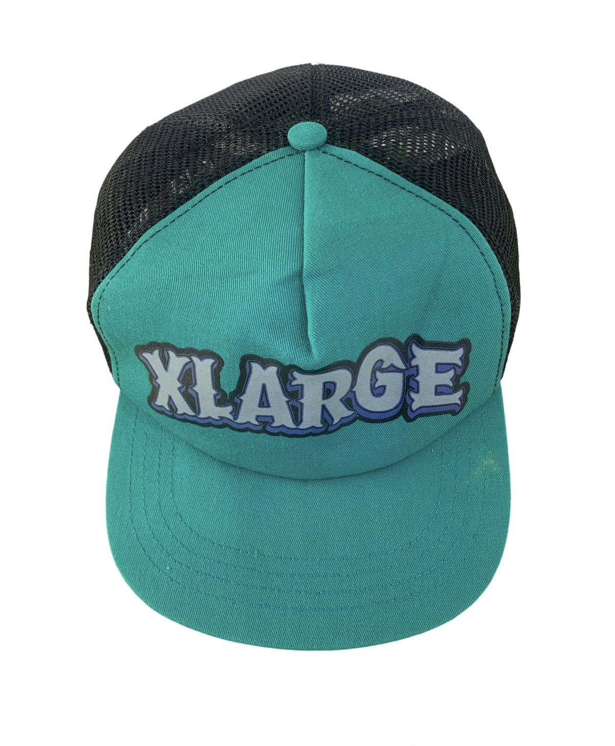 X-LARGE X Large Mesh Trucker Cap Spell Out Logo Snapback Size ONE SIZE - 1 Thumbnail