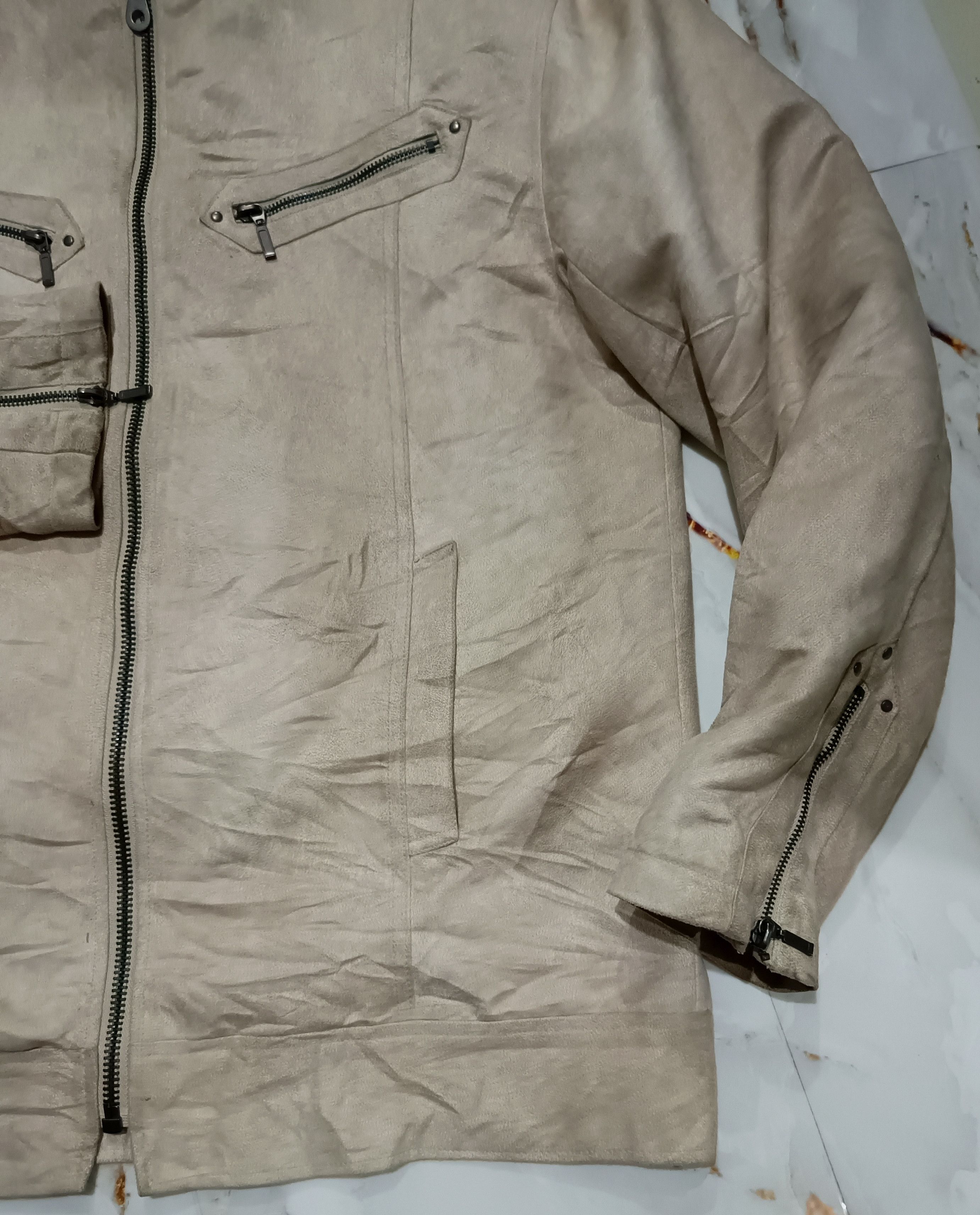In The Attic splendid satisfaction riders raccoon suedeleather fur jacket Size US XL / EU 56 / 4 - 6 Thumbnail