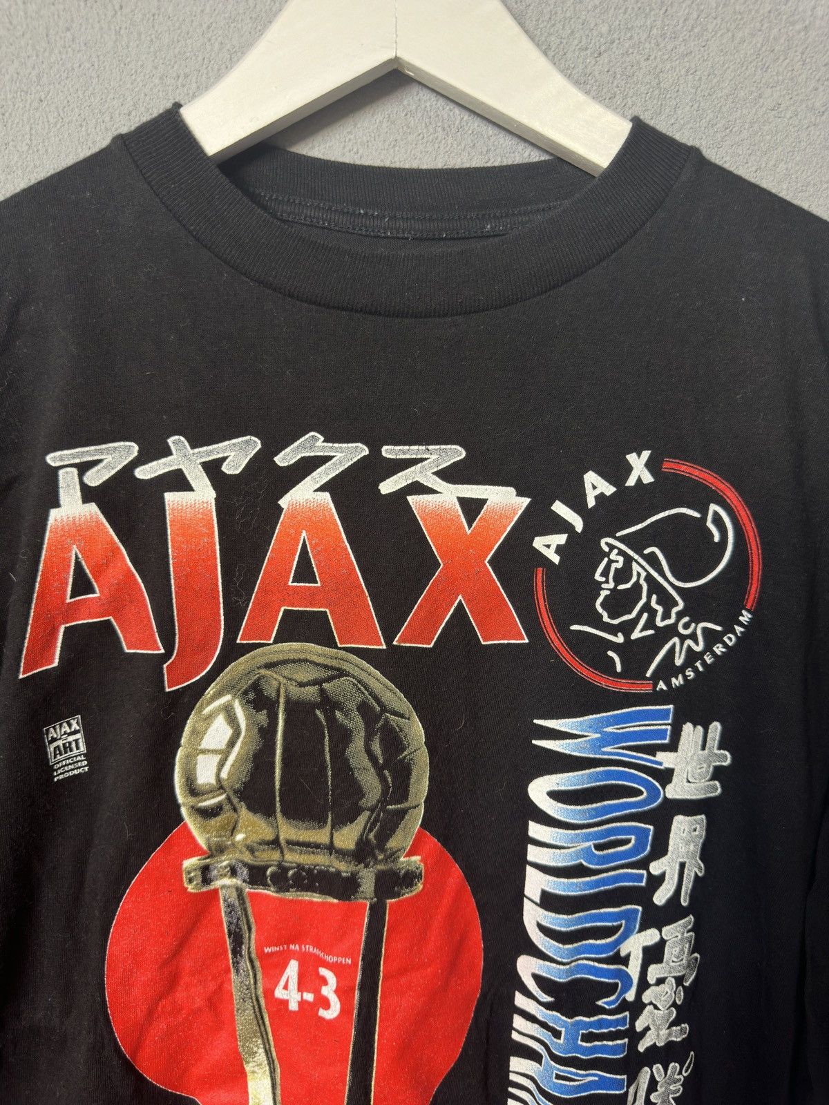 Vintage Pre Loved - 1995 AJAX Amsterdam World Cup Tokyo, Japan Tee Size US XL / EU 56 / 4 - 6 Thumbnail