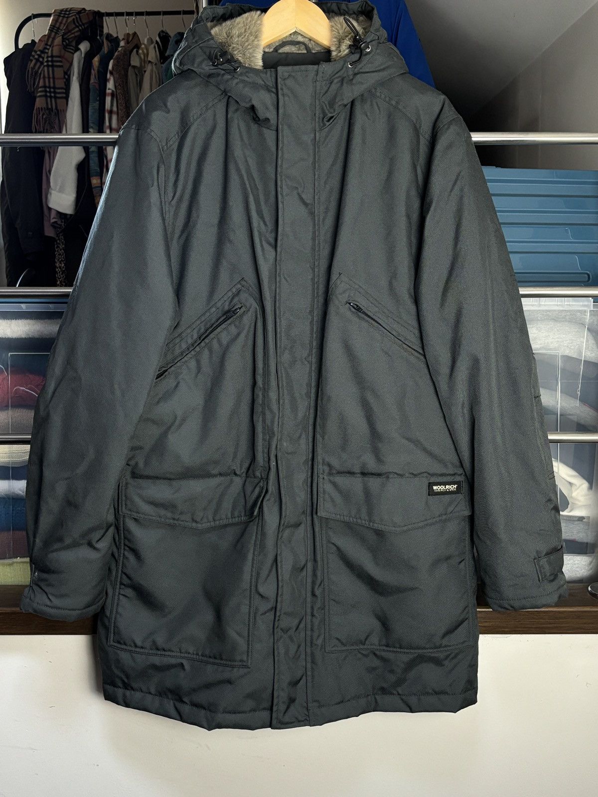 Woolrich Woolen Mills Woolrich John Rich & Bros Parka Coat Jacket Size US XL / EU 56 / 4 - 2 Thumbnail