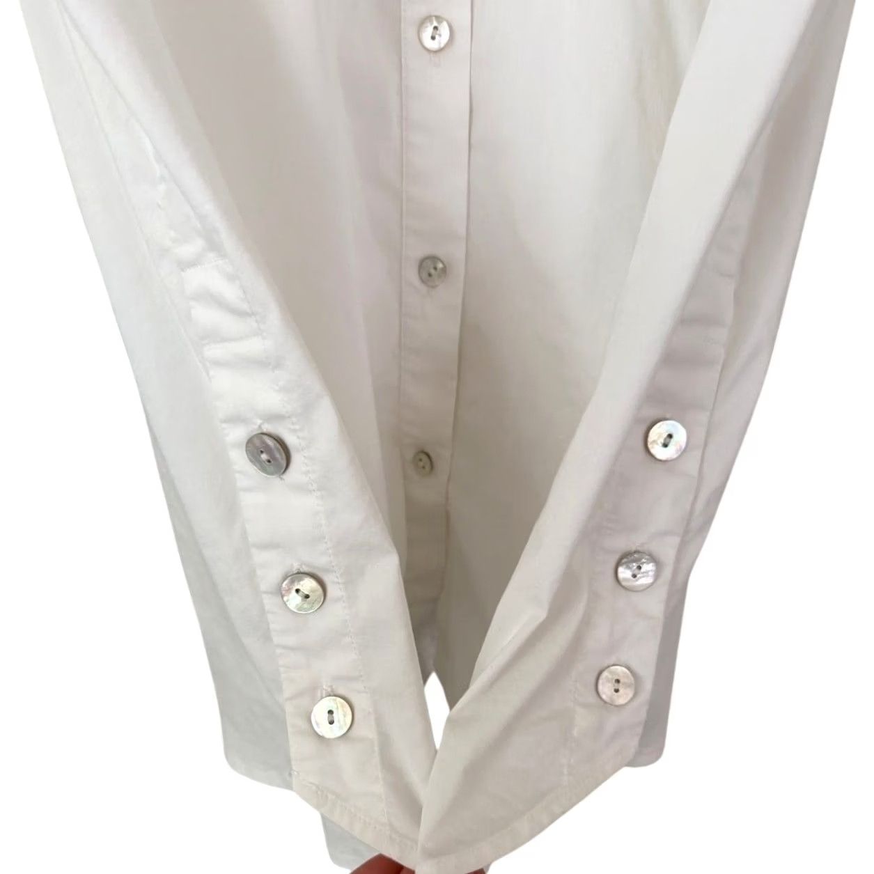 J. Jill J. Jill White Shirt Button-Up Medium Classic Office Preppy Minimal Collection Women Regular Size M Size M / US 6-8 / IT 42-44 - 5 Thumbnail