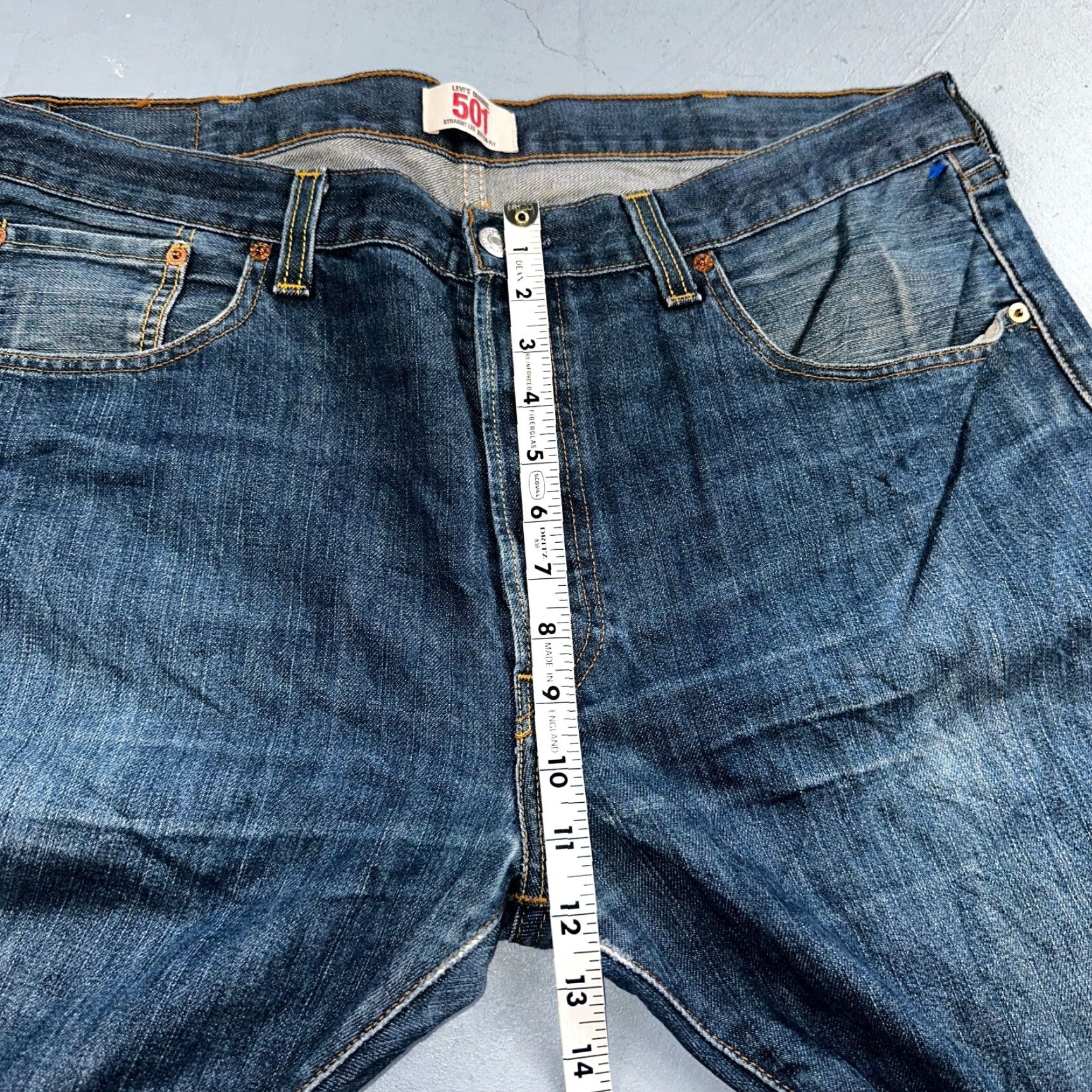 Levi's VINTAGE Levis 501 Jeans 38x34 38x33 Act Blue Med Wash Y2K XX Straight Leg Size US 38 / EU 54 - 6 Thumbnail