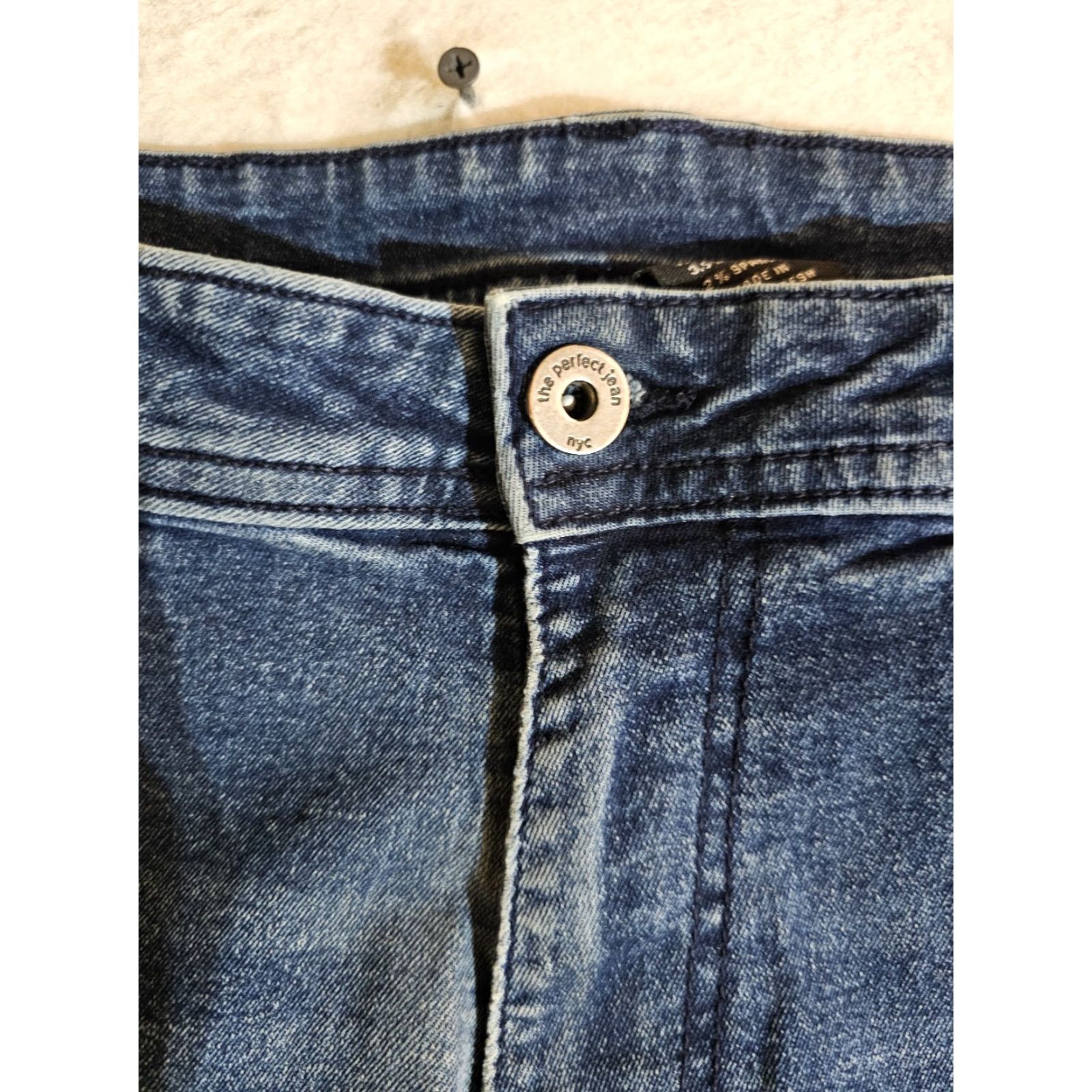 Denime The Perfect Jean NYC Slim Fit Jeans Mens Size 33x34 Med. Wash Denim Stretch Flex Size US 33 - 3 Thumbnail