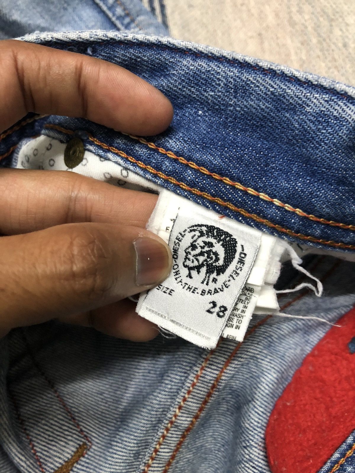 Diesel VINTAGE DIESEL DISTRESSED DENIM Size US 31 - 6 Thumbnail