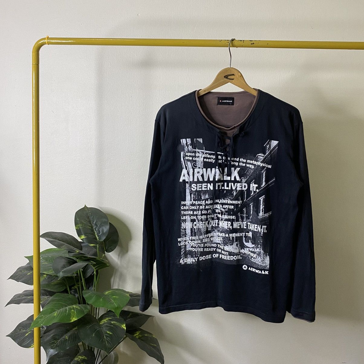 If Six Was Nine Airwalk Seditionaries Poem Punk Ifsixwasnine LGB LS T Shirt Size US L / EU 52-54 / 3 - 1 Thumbnail