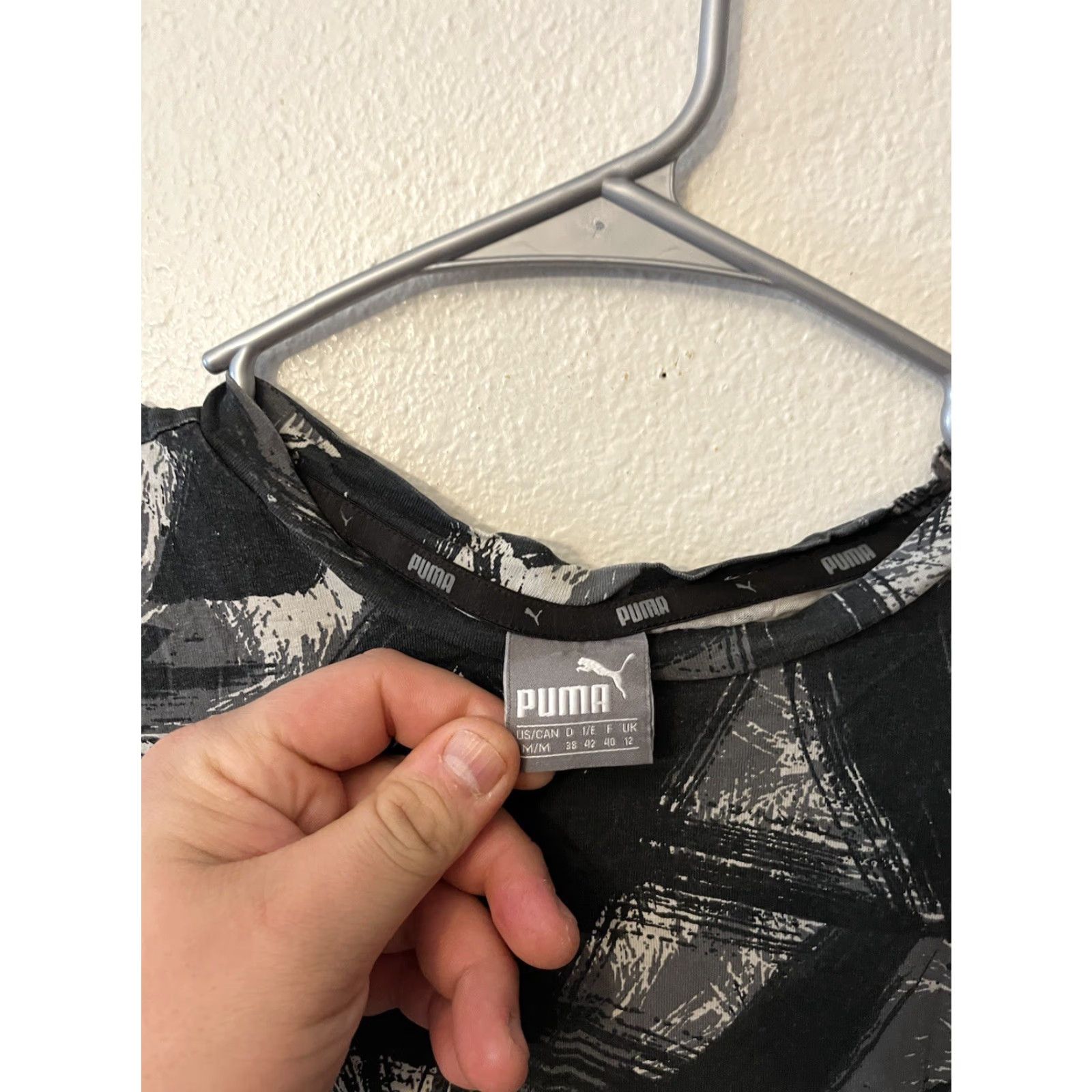 Puma Puma T-Shirt Women Medium Graphic Print Logo Black Rebel Size M / US 6-8 / IT 42-44 - 3 Thumbnail