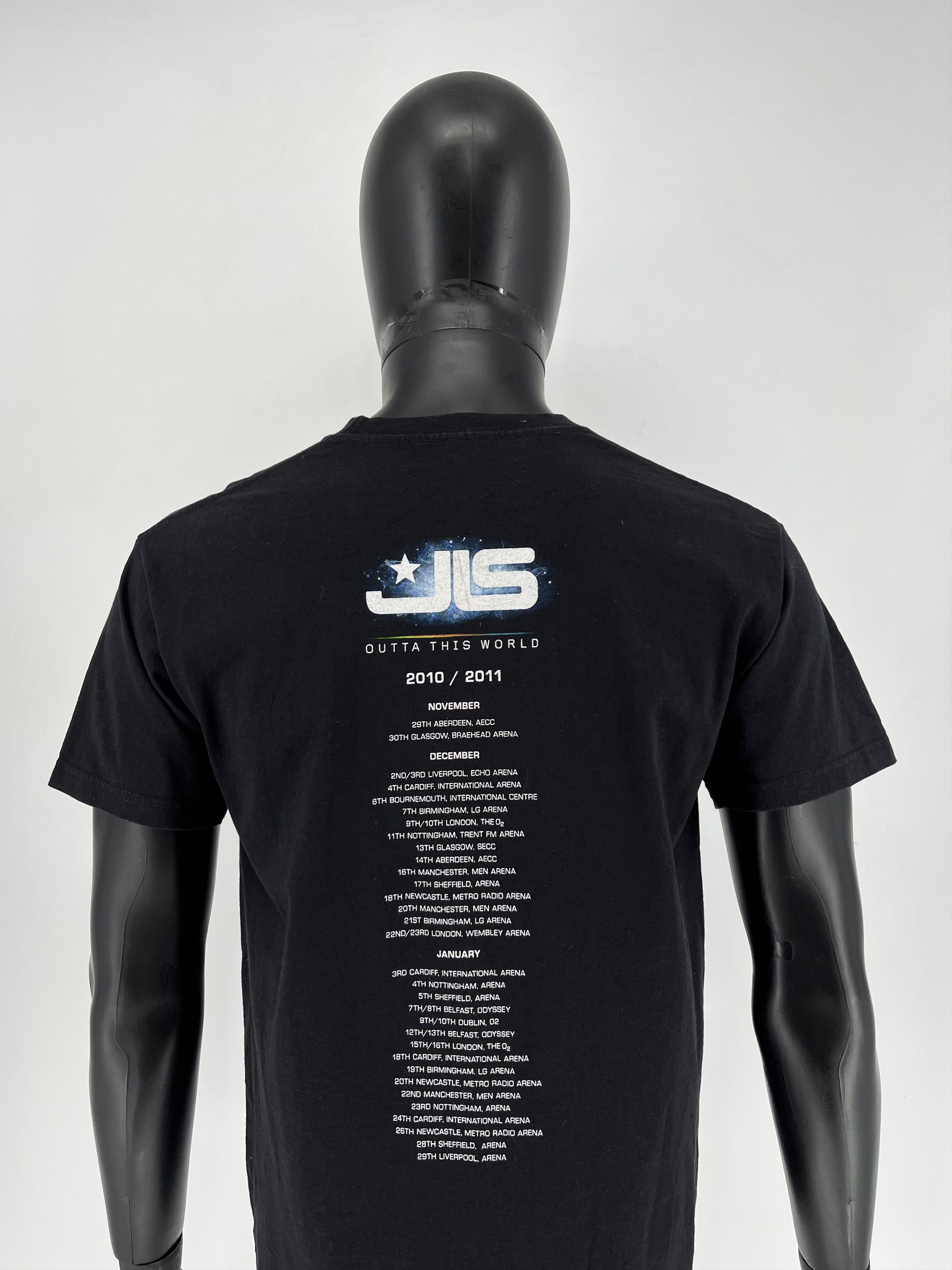 Band Tees × Fruit Of The Loom × Vintage Vintage Y2K Band Tee JLS Outta This World 2010 T-Shirt Size US M / EU 48-50 / 2 - 7 Thumbnail