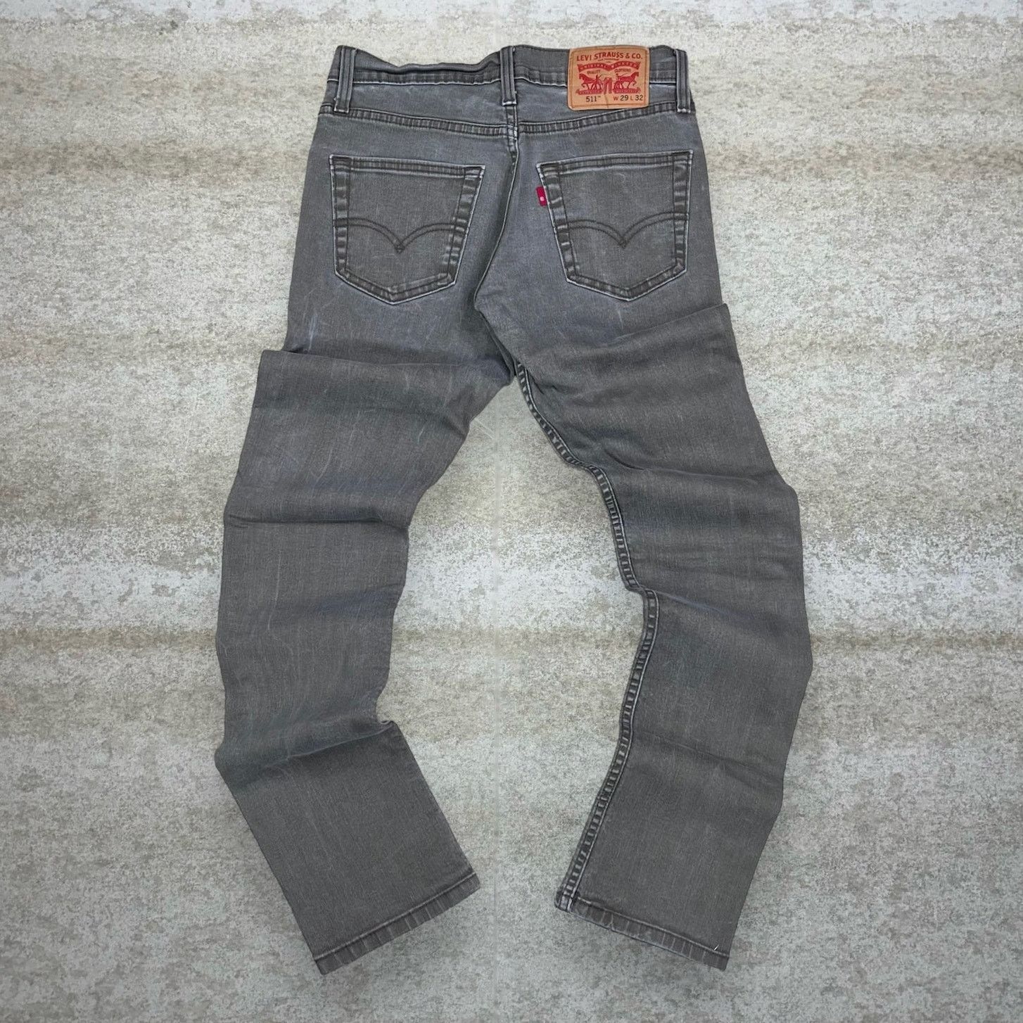 Levi's Vintage Y2K Levis 511 Jeans 29x32 Slim Fit Hazel Green Denim Size US 29 - 1 Thumbnail
