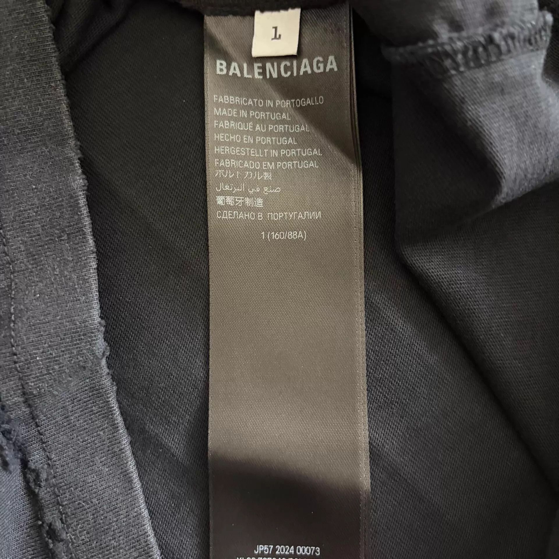 Balenciaga Balenciaga DoubleRingFlameLogo Crew Tee SS24 Size 1 Size S / US 4 / IT 40 - 4 Thumbnail