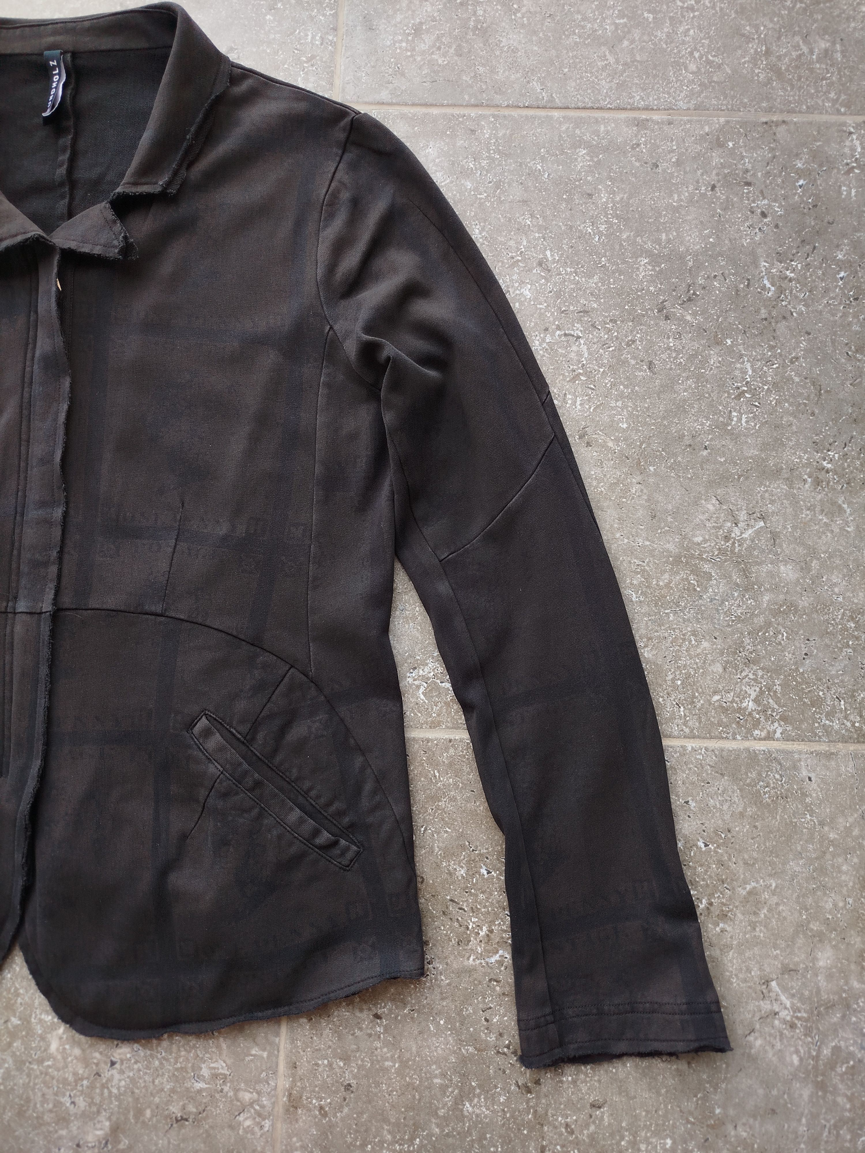 Rundholz Cardigan Jacket Full Zip Pockets One Penny Print Cotton Size L / US 10 / IT 46 - 6 Thumbnail