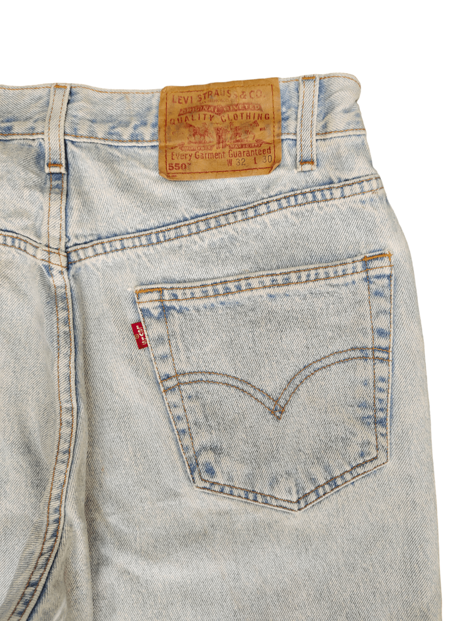 Levi's Vintage Clothing Size 32x29 Vintage Levis 550 Light Wash Jeans Relaxed Fit Size US 32 / EU 48 - 11 Thumbnail
