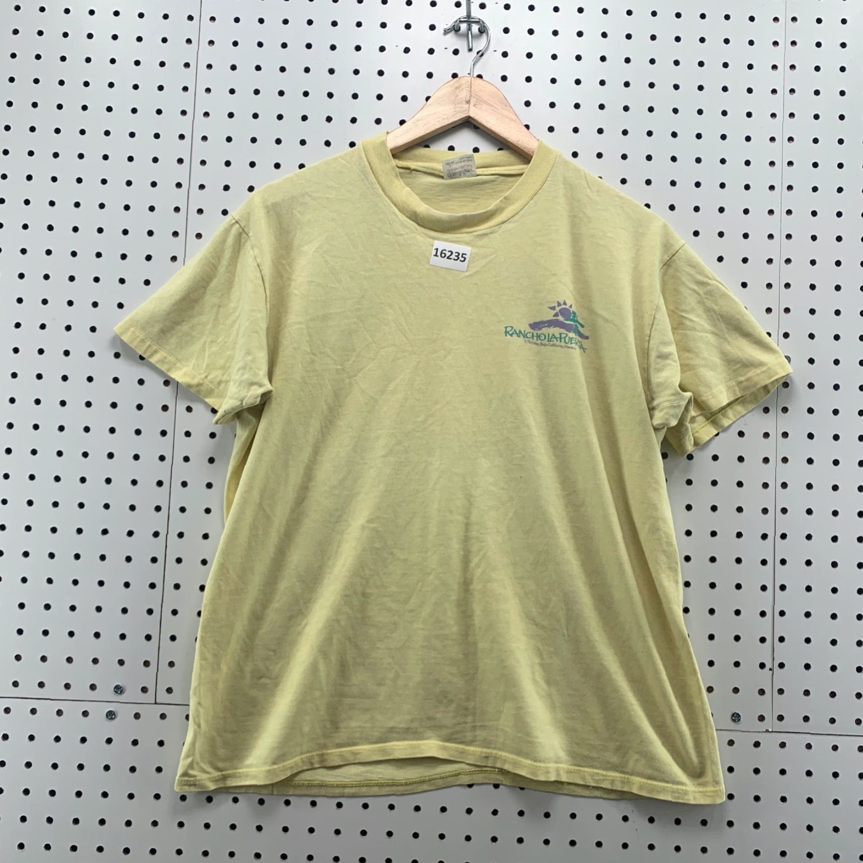Vintage Vintage 80s Stedman T-Shirt Large Yellow Unisex Crew Neck Cotton Retro BCBaja Cali Size US L / EU 52-54 / 3 - 6 Thumbnail