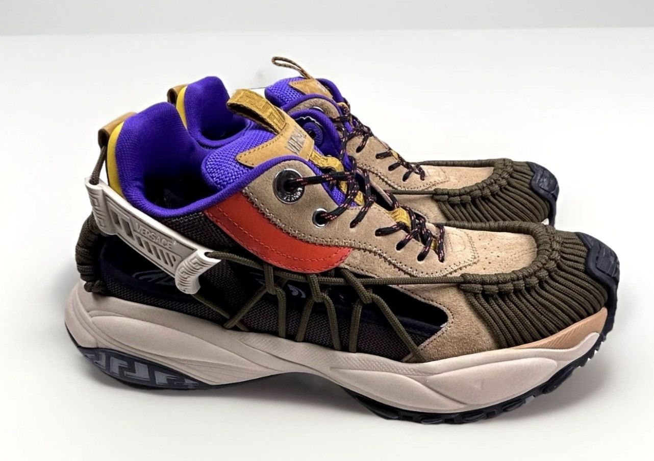 Versace Versace Mercury MVS01 Sneaker EU44/US11 Tan Multicolor Italy Size US 11 / EU 44 - 10 Thumbnail