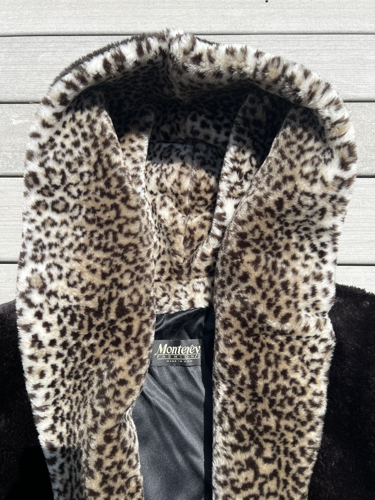 Vintage Vintage Made in the USA Faux Fur Jacket Size XL / US 12-14 / IT 48-50 - 3 Thumbnail