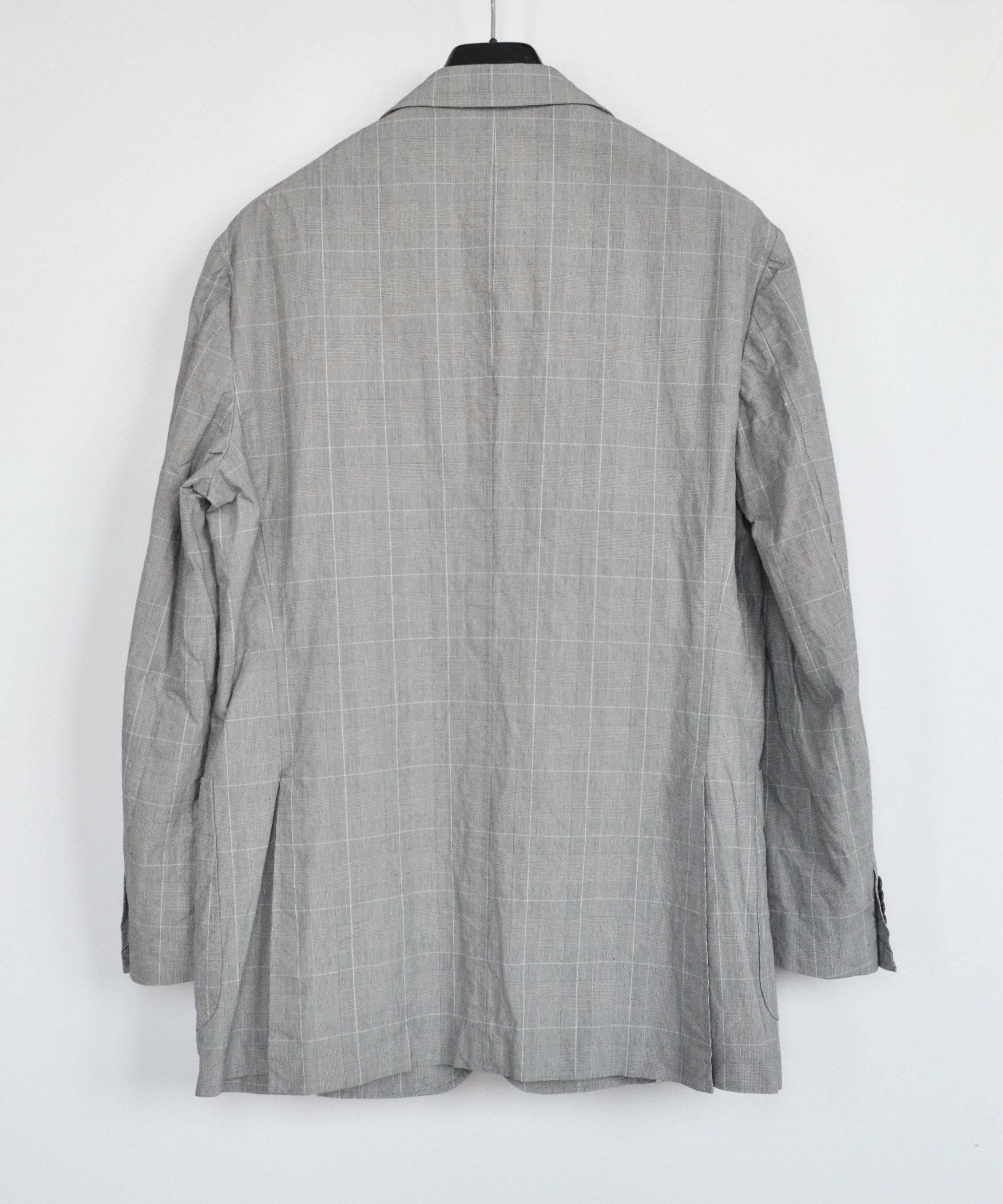 Suitsupply 🔴 SUITSUPPLY Blazer Jacket Suit Grey White Check Cotton Size 46R - 5 Thumbnail