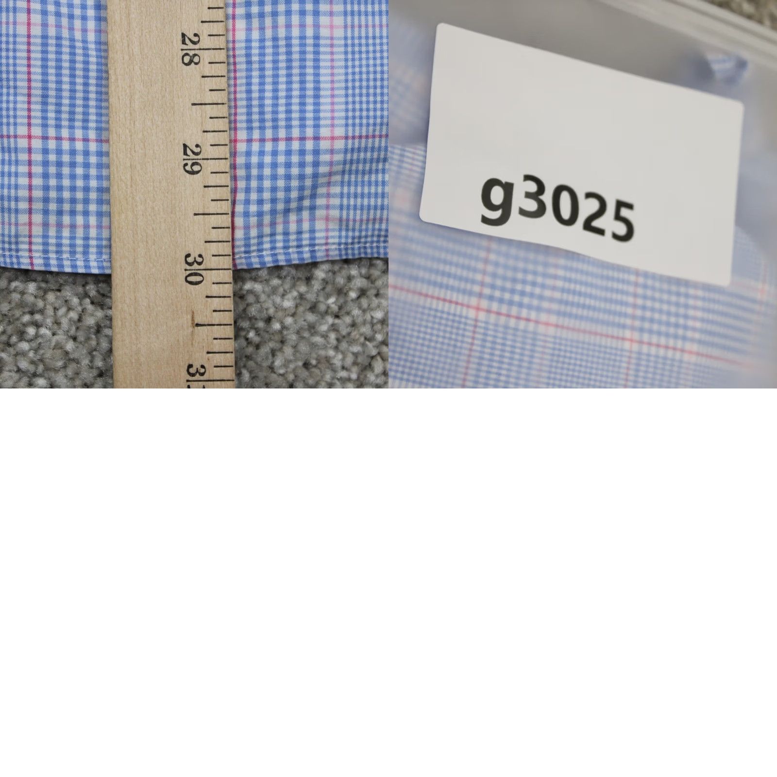 Charles Tyrwhitt Charles Tyrwhitt Shirt Mens 16 1/2 33 Slim Fit Long Sleeve Blue Pink Check Button-Down Dress Shirt Size US XL / EU 56 / 4 - 9 Thumbnail