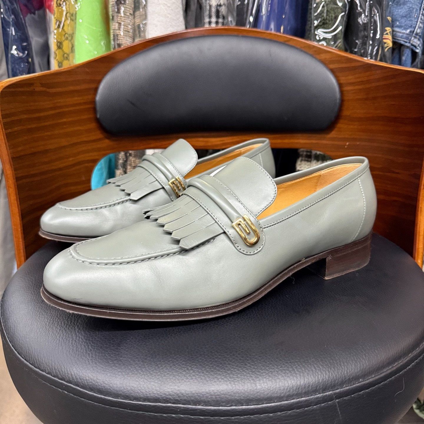 Gucci Gucci Green Lowtop Sneakers 9 Men Size US 9 / EU 42 - 1 Thumbnail