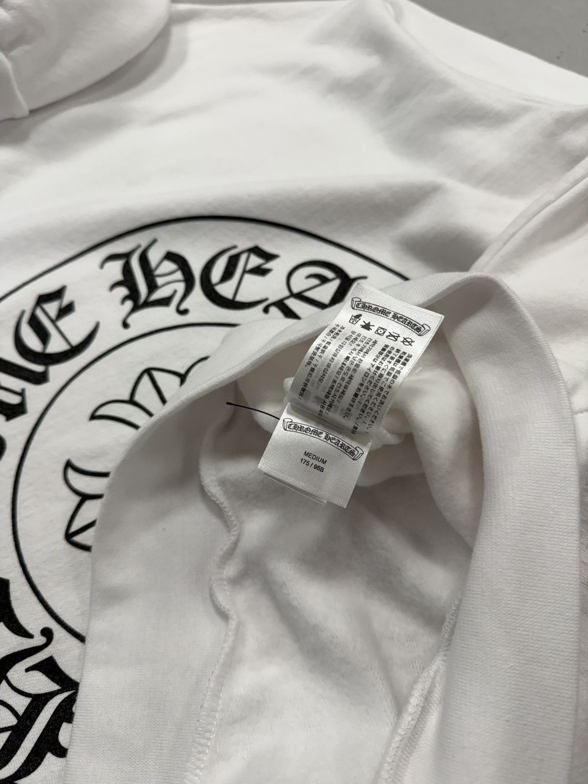Chrome Hearts Chrome Hearts Miami Horseshoe Hoodie White Medium Size US M / EU 48-50 / 2 - 6 Thumbnail