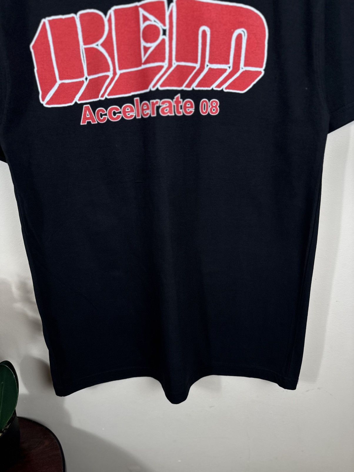 Vintage Vintage REM Band 2008 Accelerate T shirt Black Sz S Size US S / EU 44-46 / 1 - 13 Thumbnail